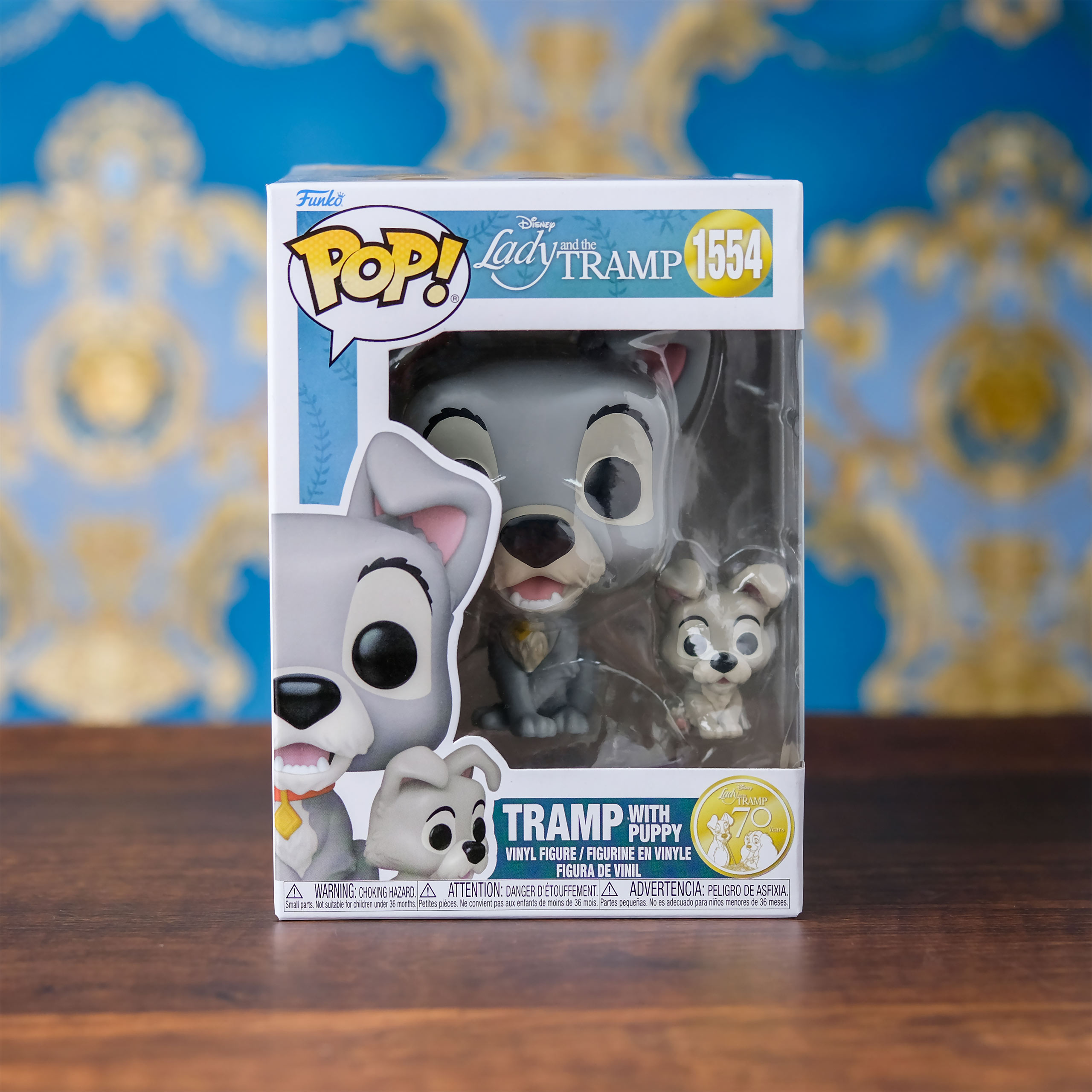 La Belle et le Clochard - Clochard avec chiot Funko Pop Figurine