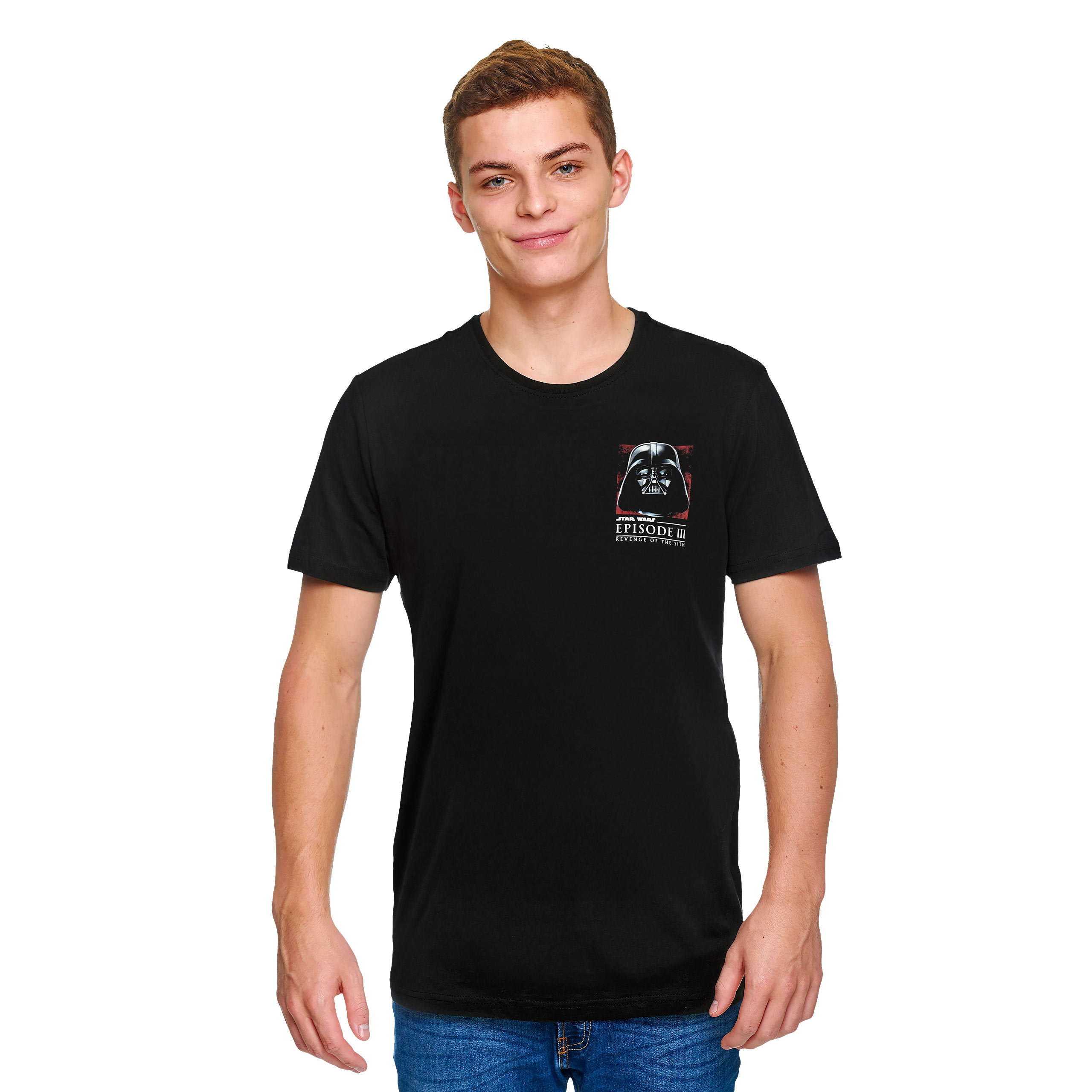 Star Wars - Darth Vader Episode II Poster T-Shirt schwarz