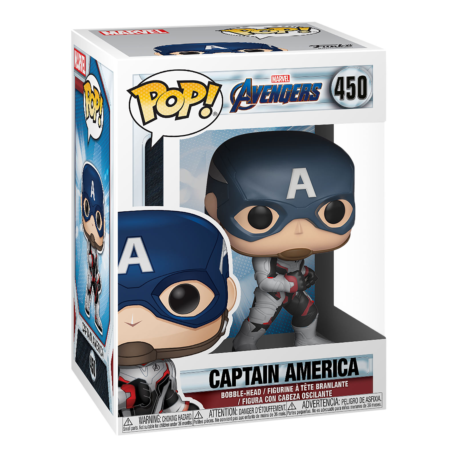 Avengers - Captain America Endgame Figurine Funko Pop à tête branlante