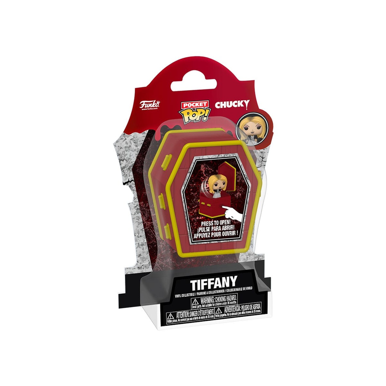 Chucky – La Bambola Assassina Coffin Pocket POP! Figura Vinyl Tiffany