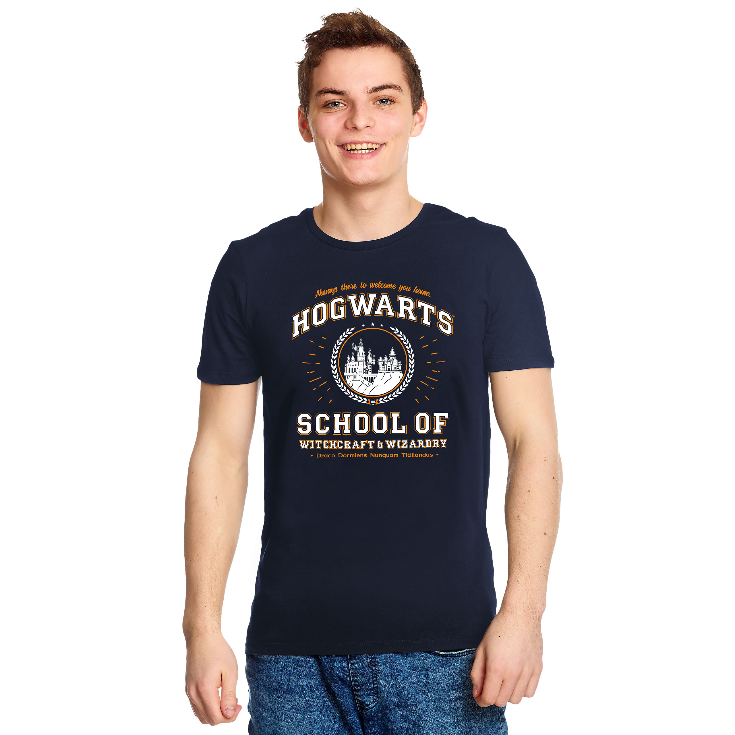 Hogwarts School T-Shirt blau - Harry Potter