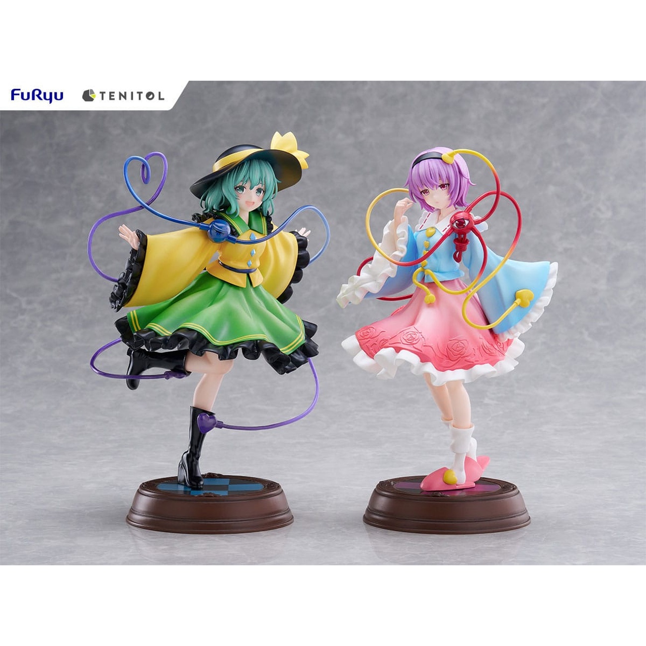 Touhou Project Tenitol PVC-beeld Koishi Komeiji & Satori Komeiji 22 cm