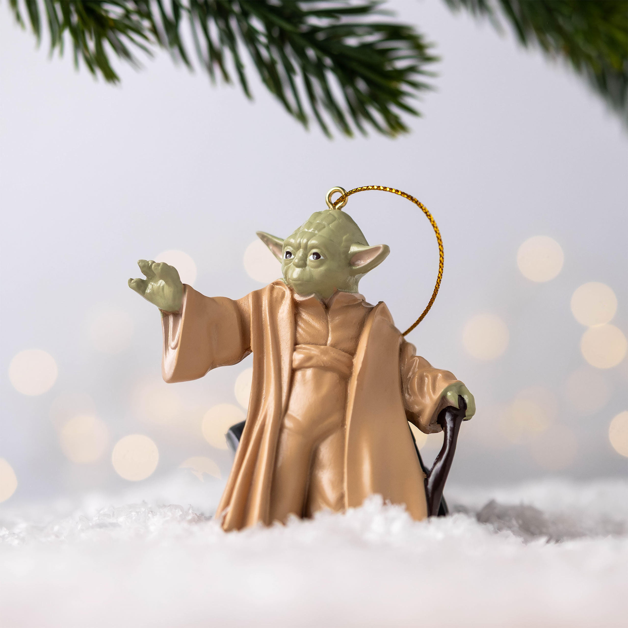 Star Wars - Adorno para árbol de Navidad de Yoda