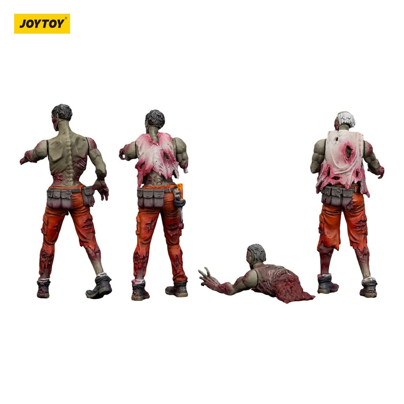 Zombie Dark Source actionfigurer 4-pack Mechanic Team 8 cm
