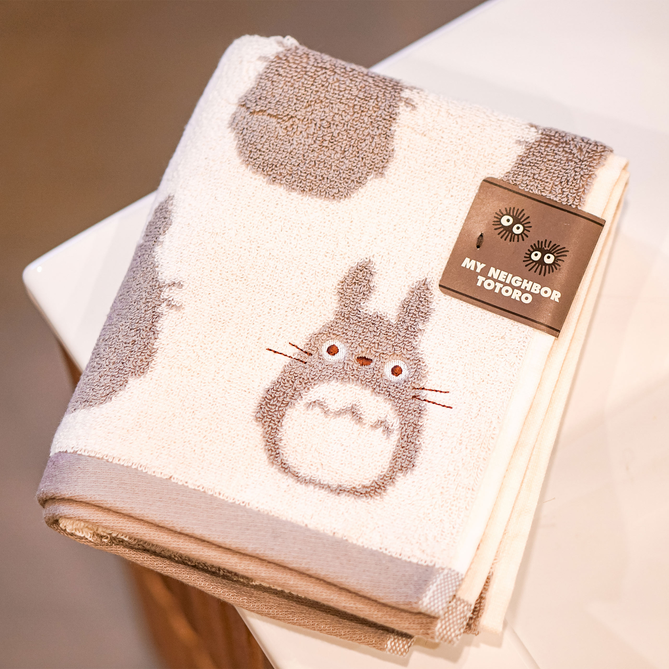 Totoro - Silhouette Totoro Mini Towel