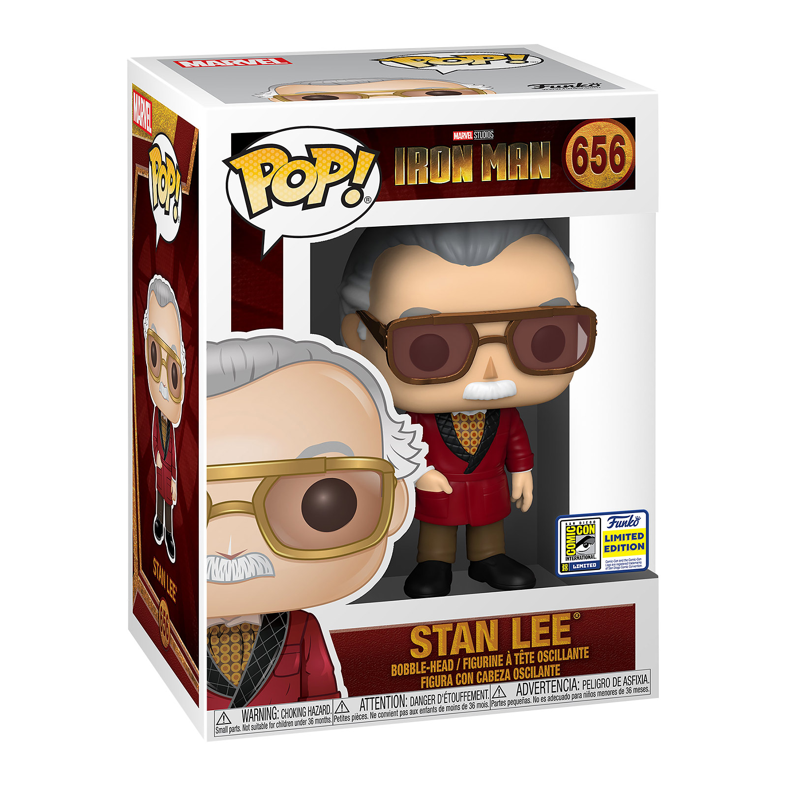Iron Man - Stan Lee Funko Pop Figurine à tête branlante
