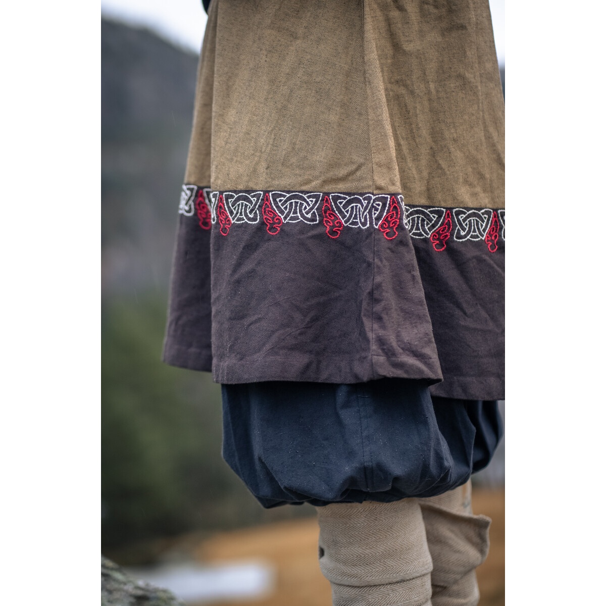 Tunique viking médiévale Freydis sable