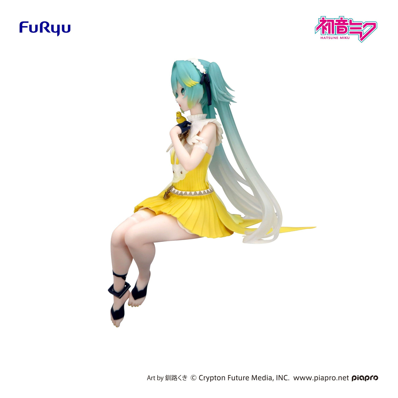 Hatsune Miku Noodle Stopper PVC Statue Canary Bird heo