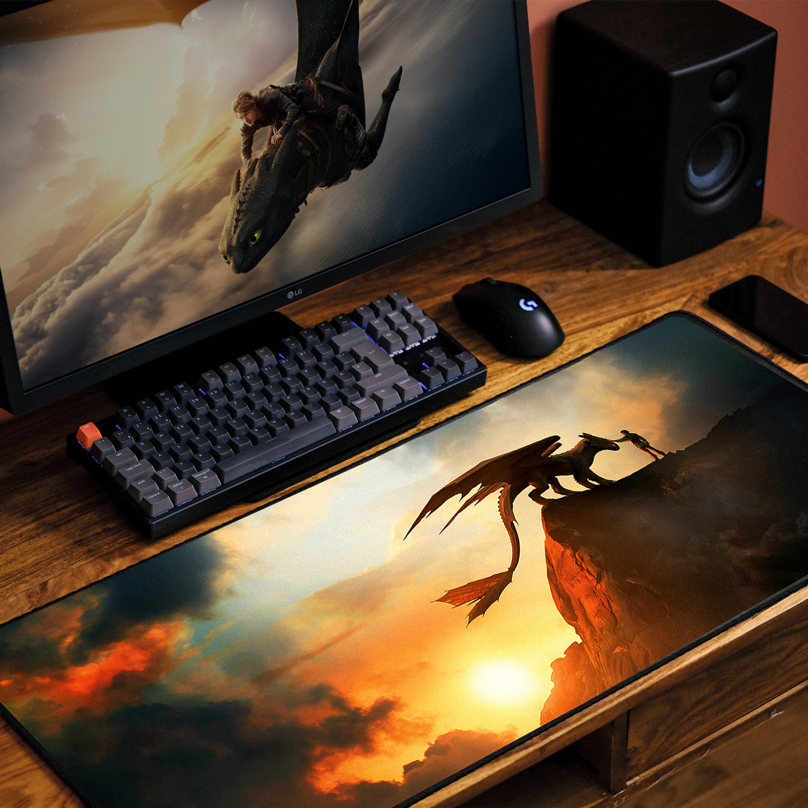How to Train Your Dragon - Poster Mousepad