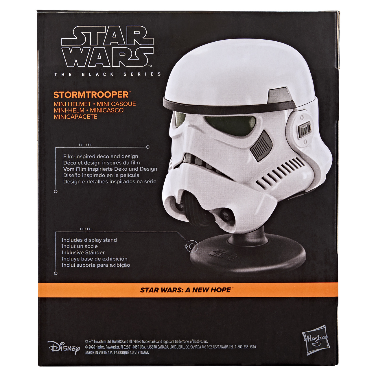 Star Wars - Stormtrooper Mini Helm Replik auf Base