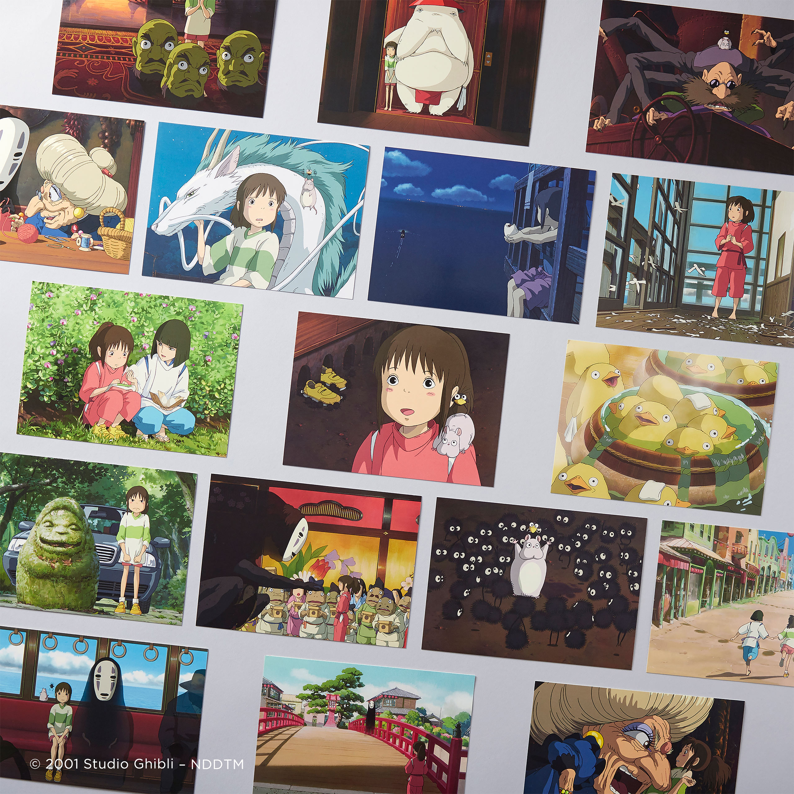 Chihiros Reise ins Zauberland - Postkarten 30er Set