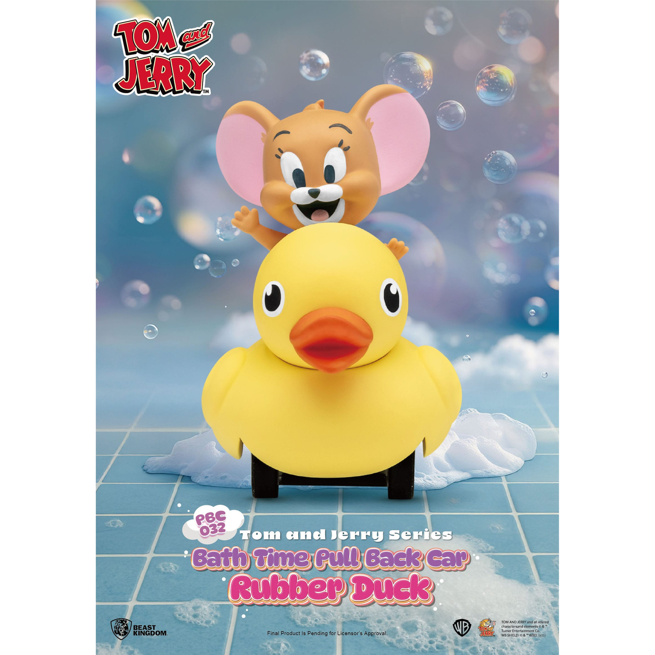 Tom & Jerry Pull Back Car Series Rückzug-Autos Bath Time Blind Box 6er-Pack
