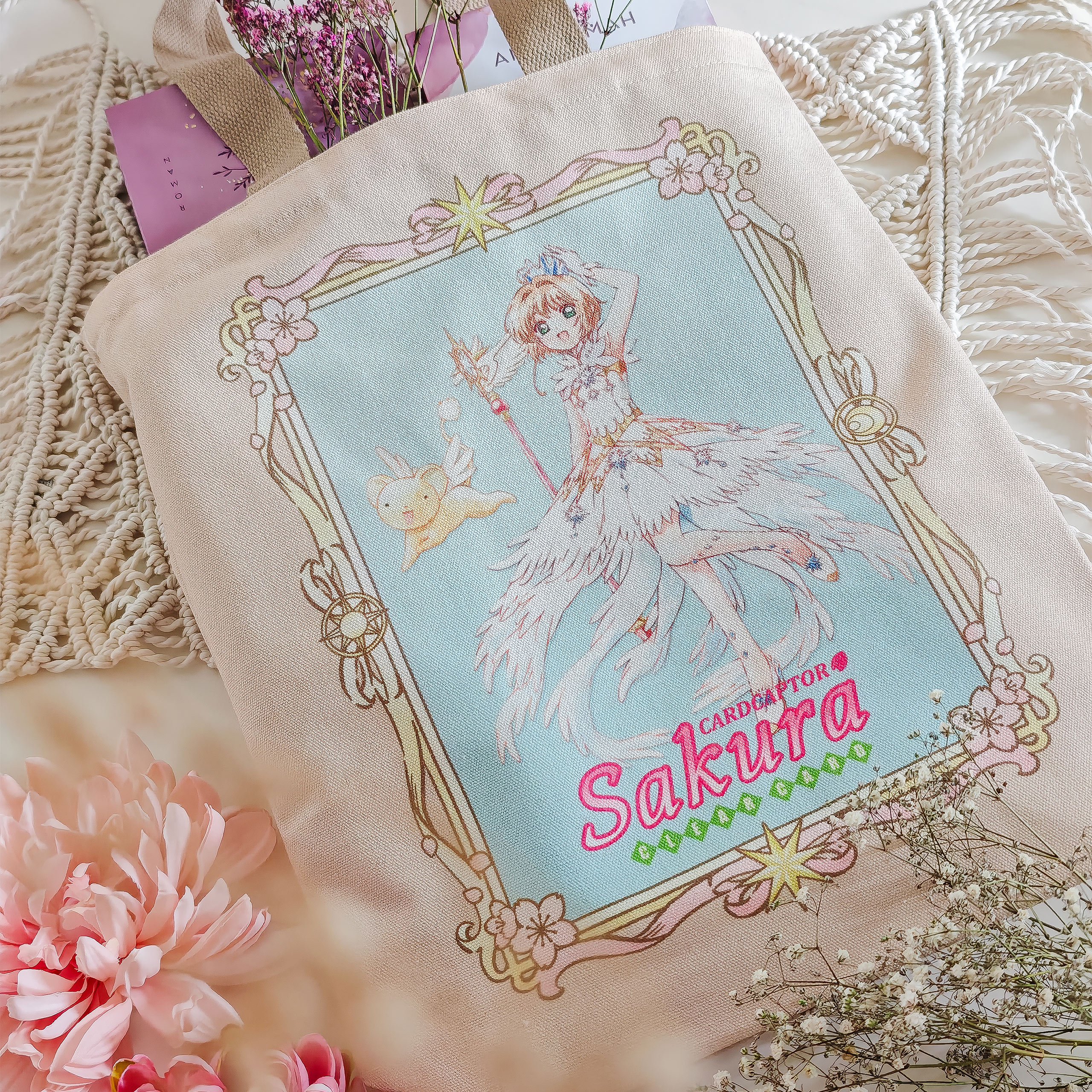 Card Captor Sakura: Clear Card - Sakura en Cerberus Tote Bag