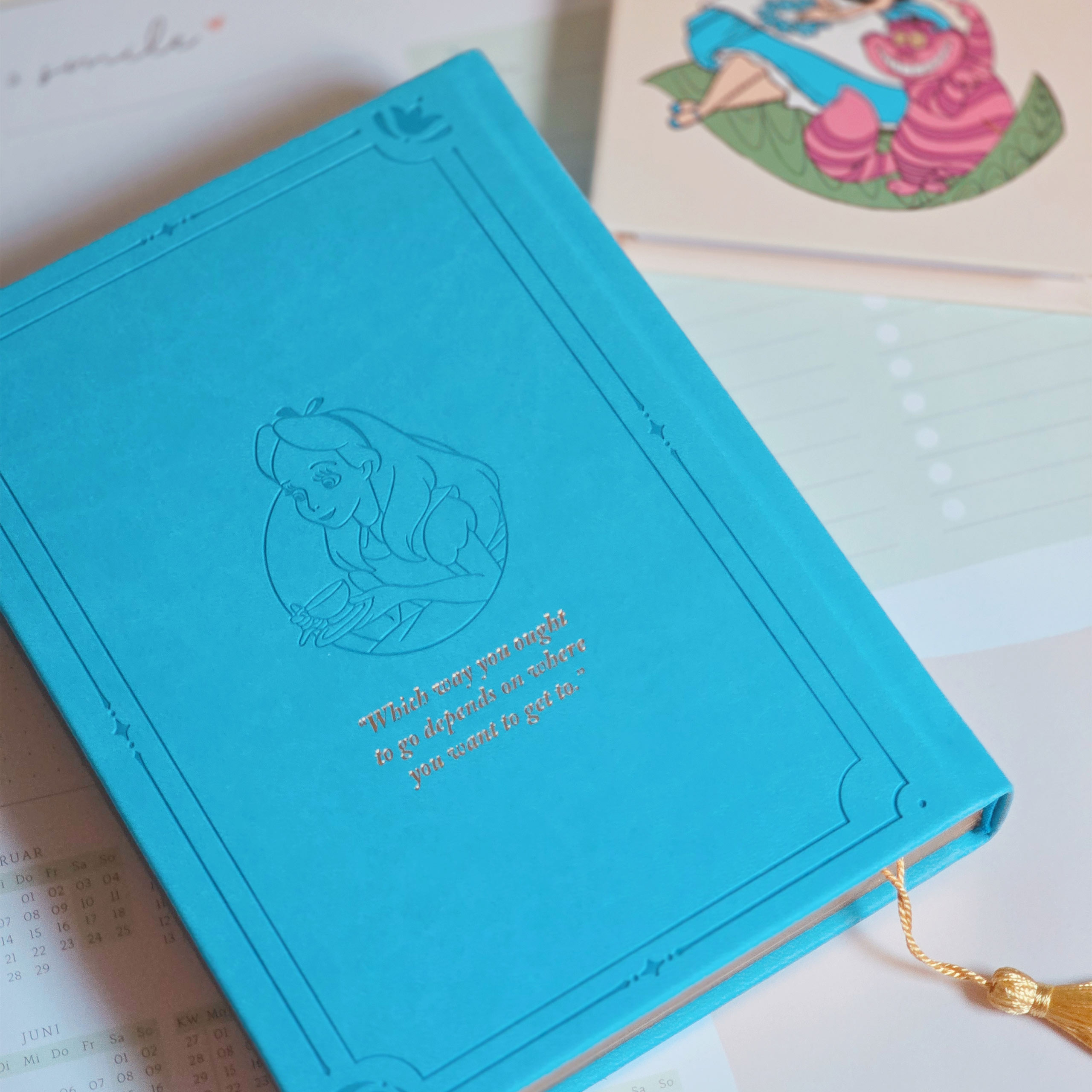 Alice in Wonderland - Tea Time Premium Notitieboek met Balpen