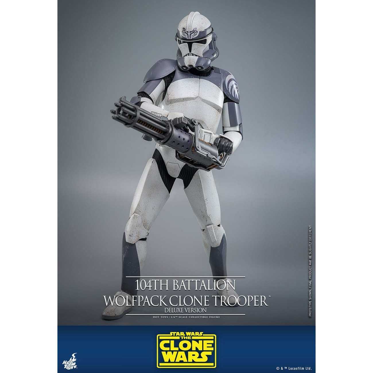 Star Wars: The Clone Wars - 104th Battalion Wolfpack Clone Trooper 1:6 Scale Action Figure