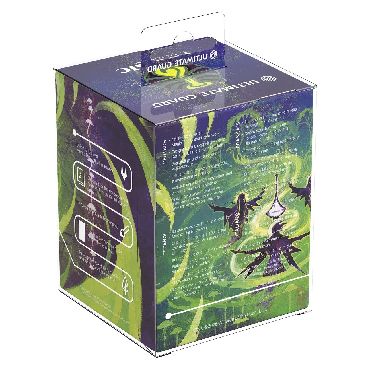 Ultimate Guard RTE Boulder 100+ Magic: The Gathering "Secretos de Strixhaven" - Pluma Marchita