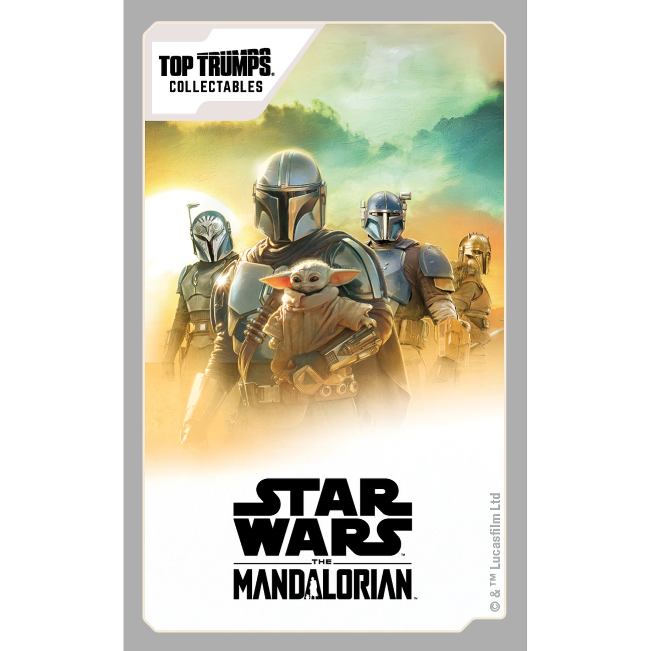 Karty do gry Grogu i Mandalorian - Star Wars The Mandalorian
