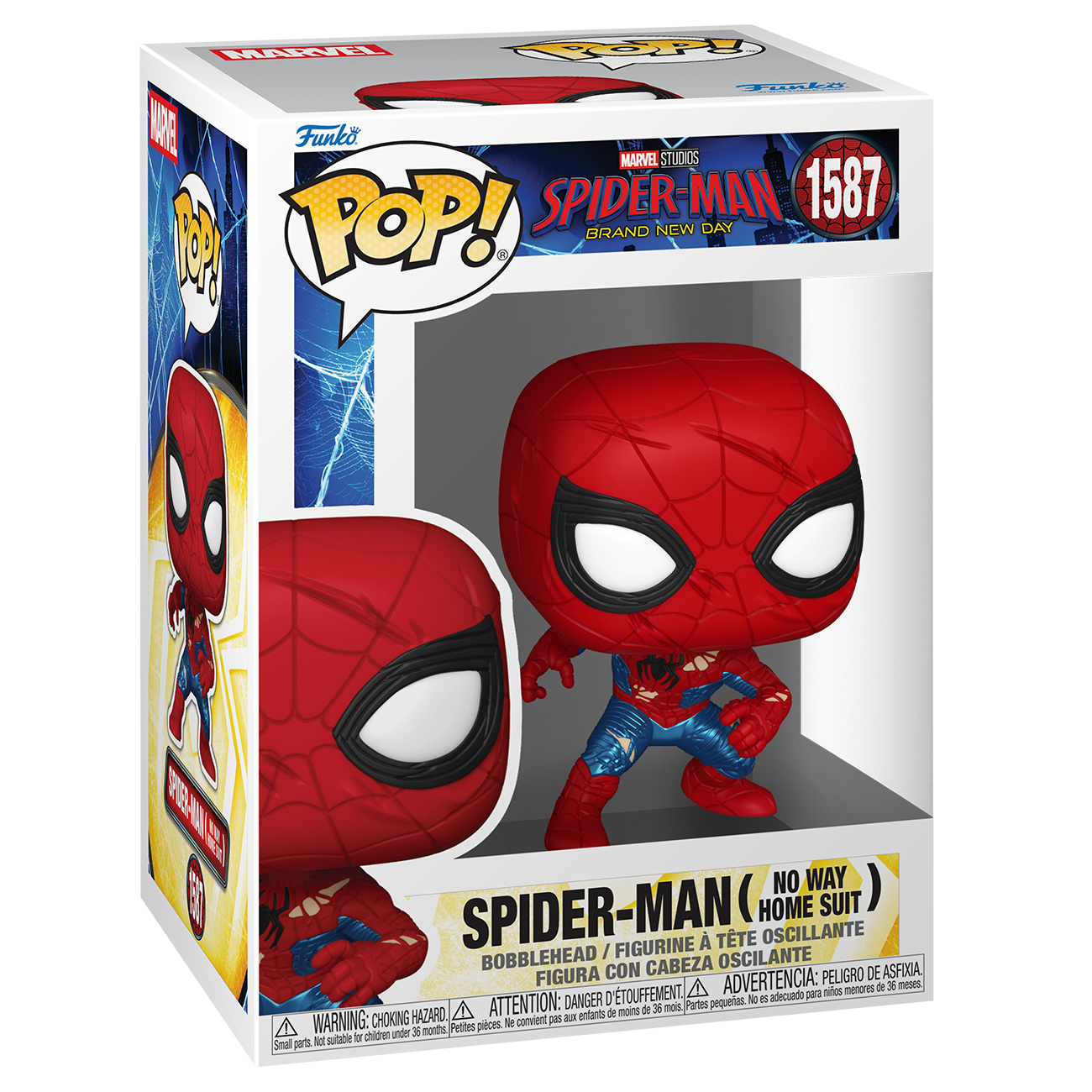 Spider-Man: Brand New Day - No Way Home Suit Funko Pop Wackelkopf-Figur
