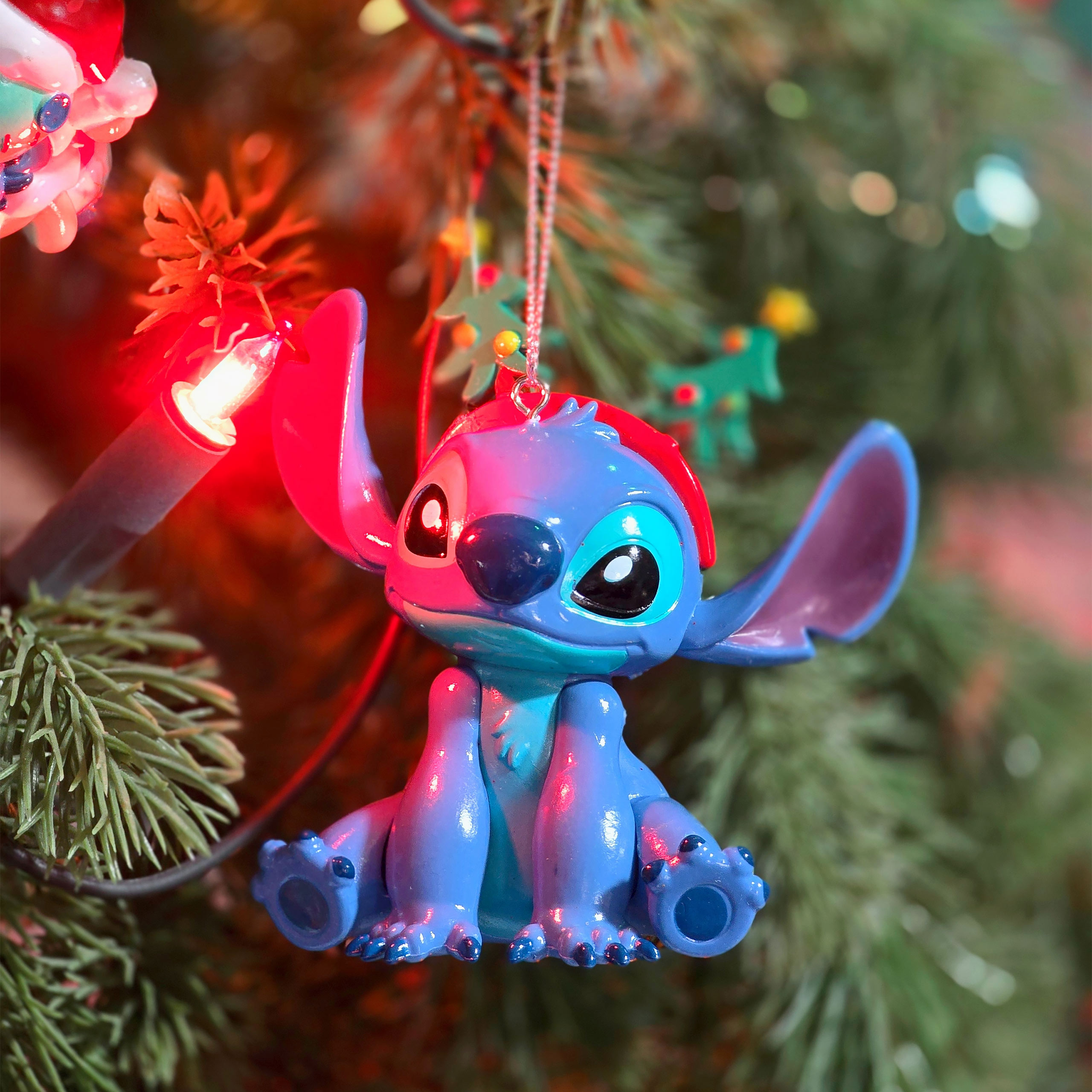 Stitch sitzend Weihnachtsbaum-Schmuck - Lilo & Stitch