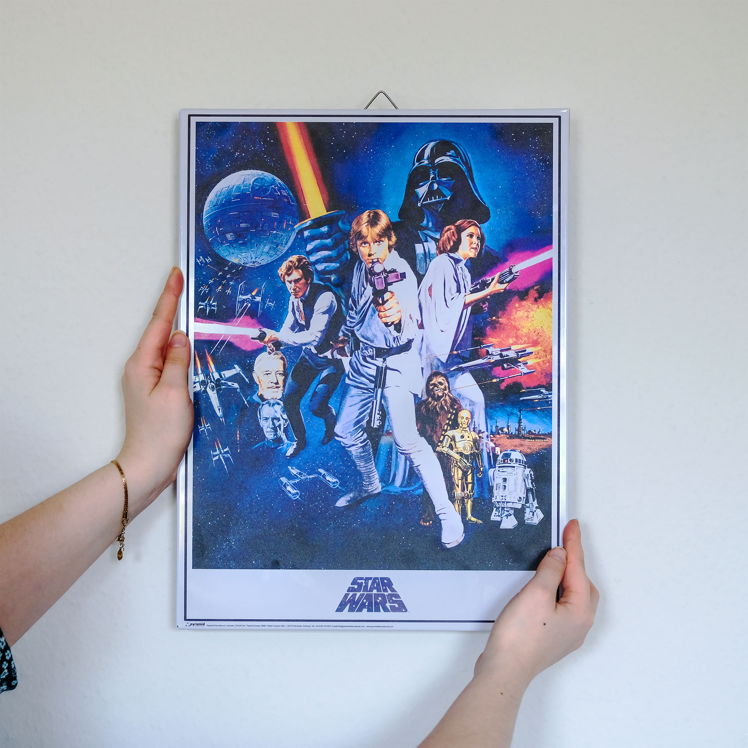 Star Wars - A New Hope Metal Poster