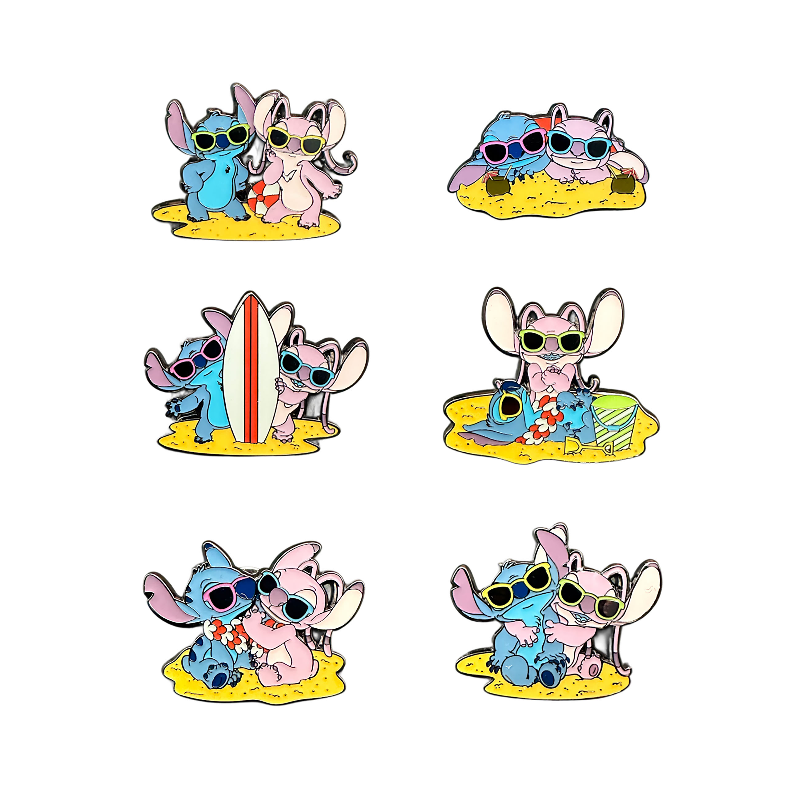 Lilo & Stitch - Angel und Stitch on the Beach Mystery Pin