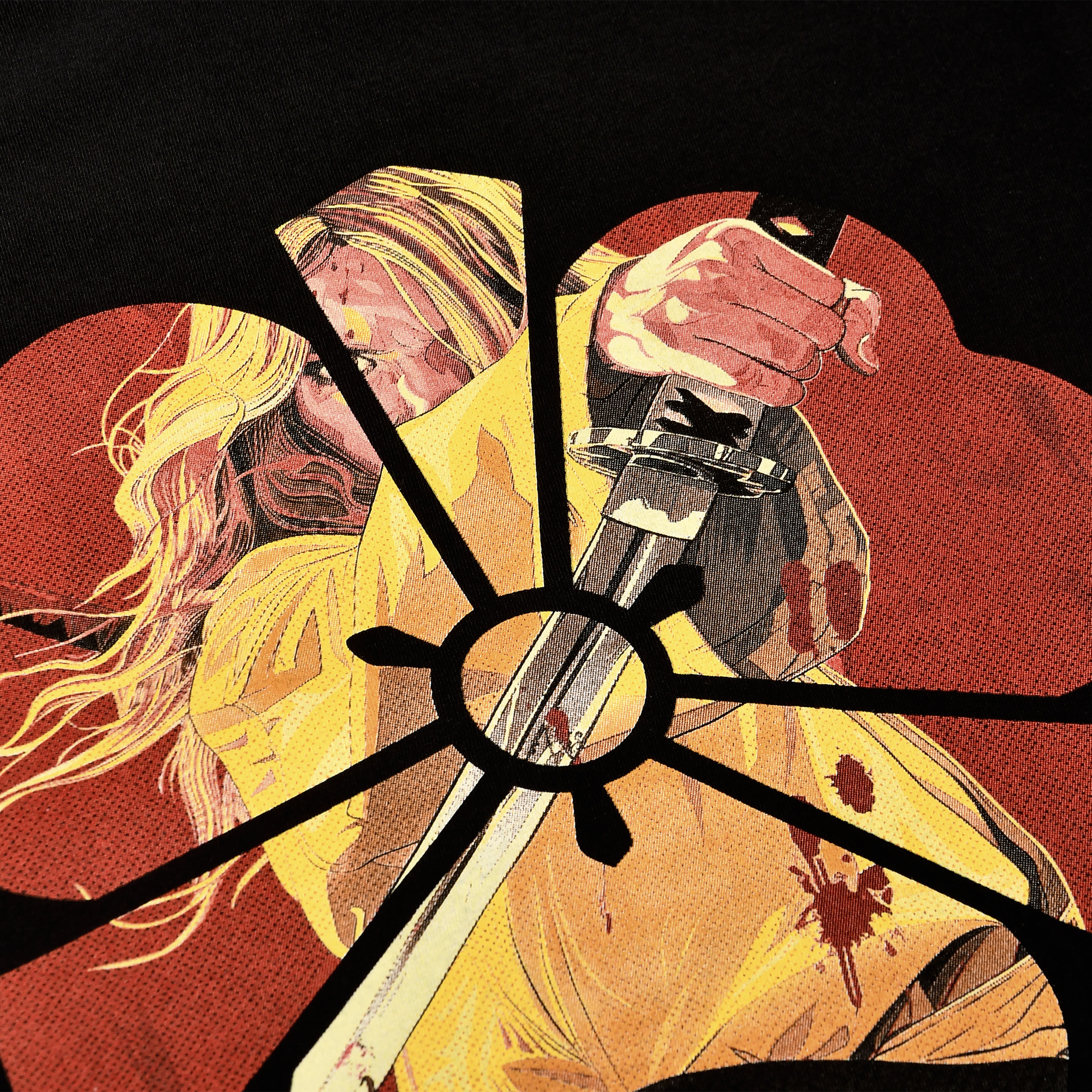 Female Assassin T-Shirt für Kill Bill Fans schwarz
