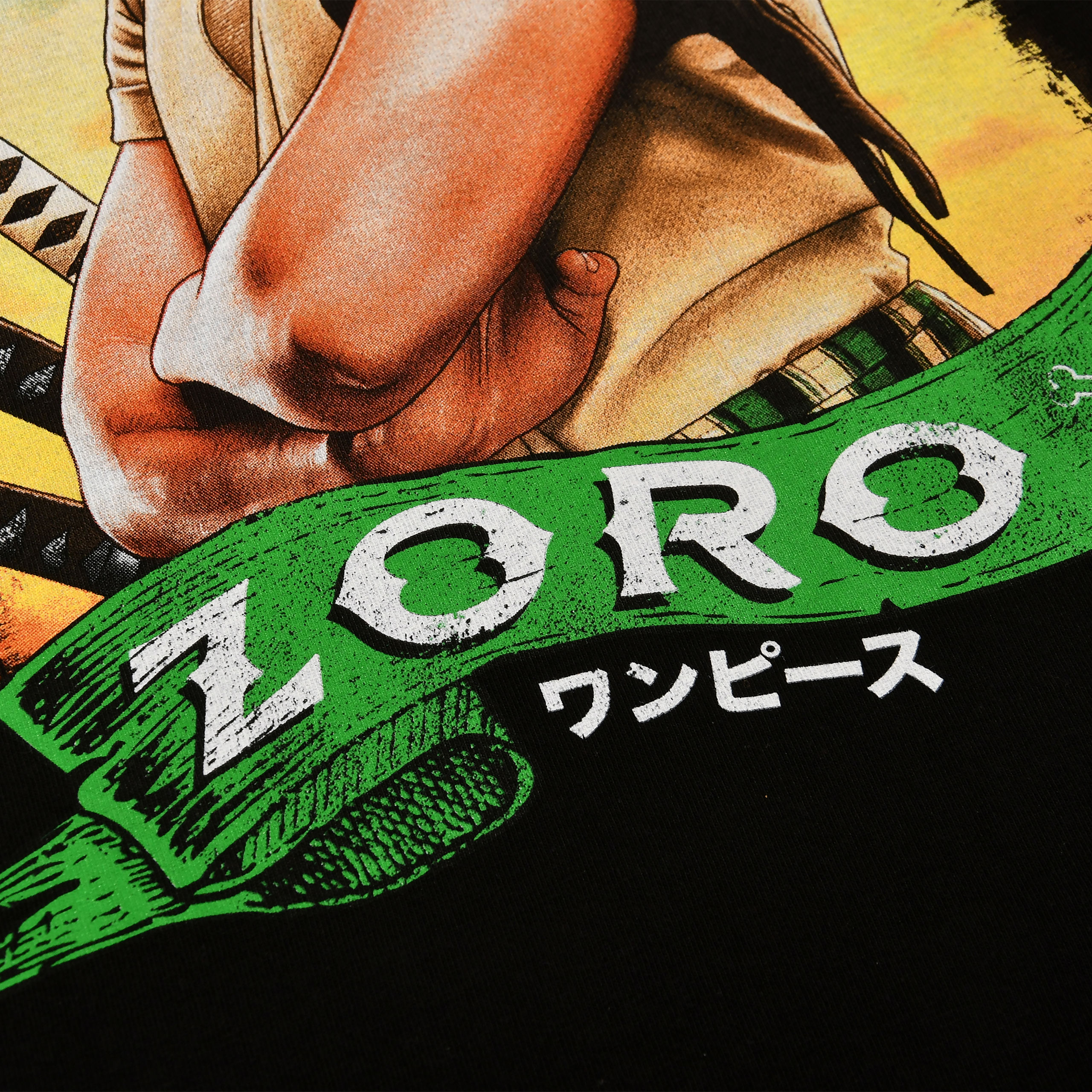 Zoro T-Shirt Black - One Piece