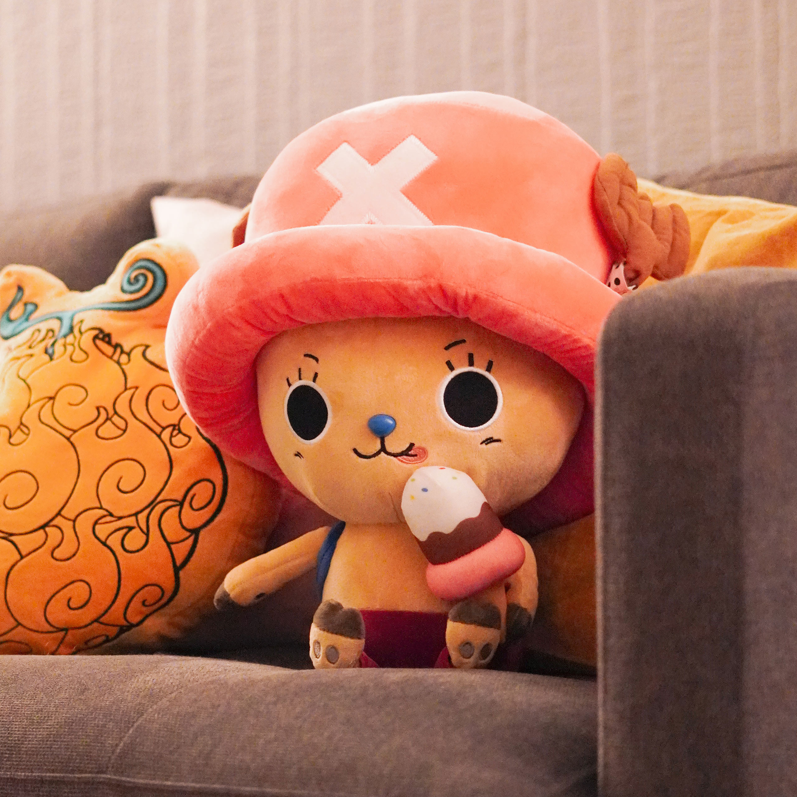 One Piece - Tony Chopper con ghiaccio New World Peluche XL