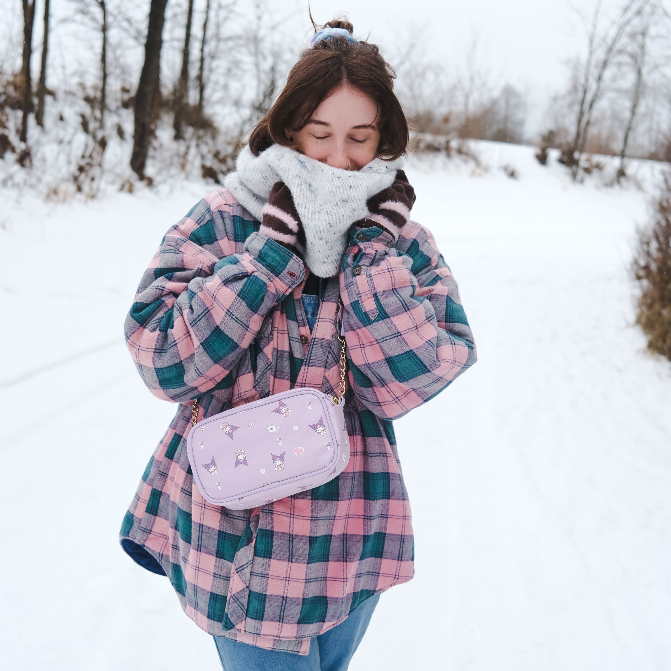 Hello Kitty - Kuromi Axelremsväska