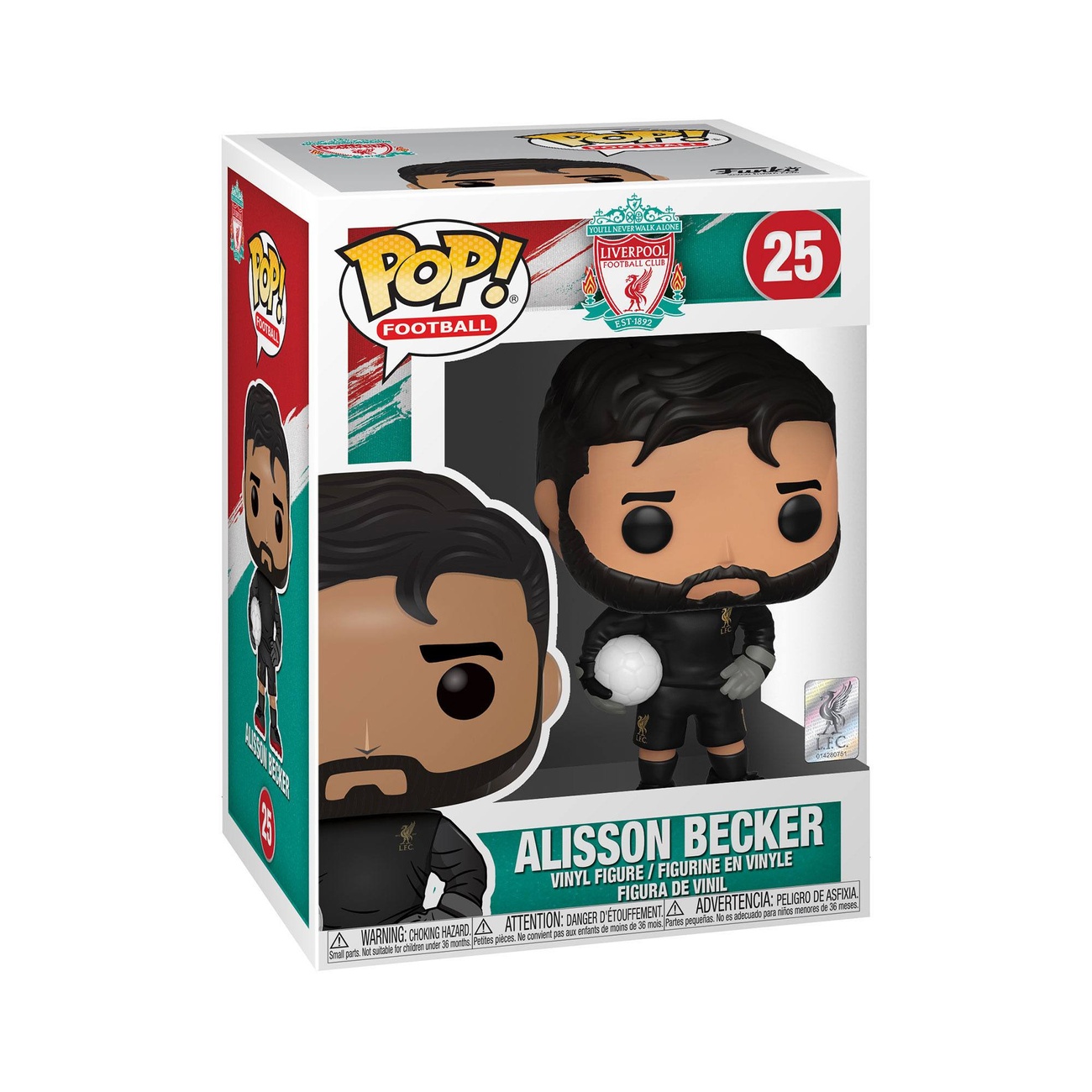 Liverpool F.C. POP! Football Vinyl Figure Alisson Becker 9 cm