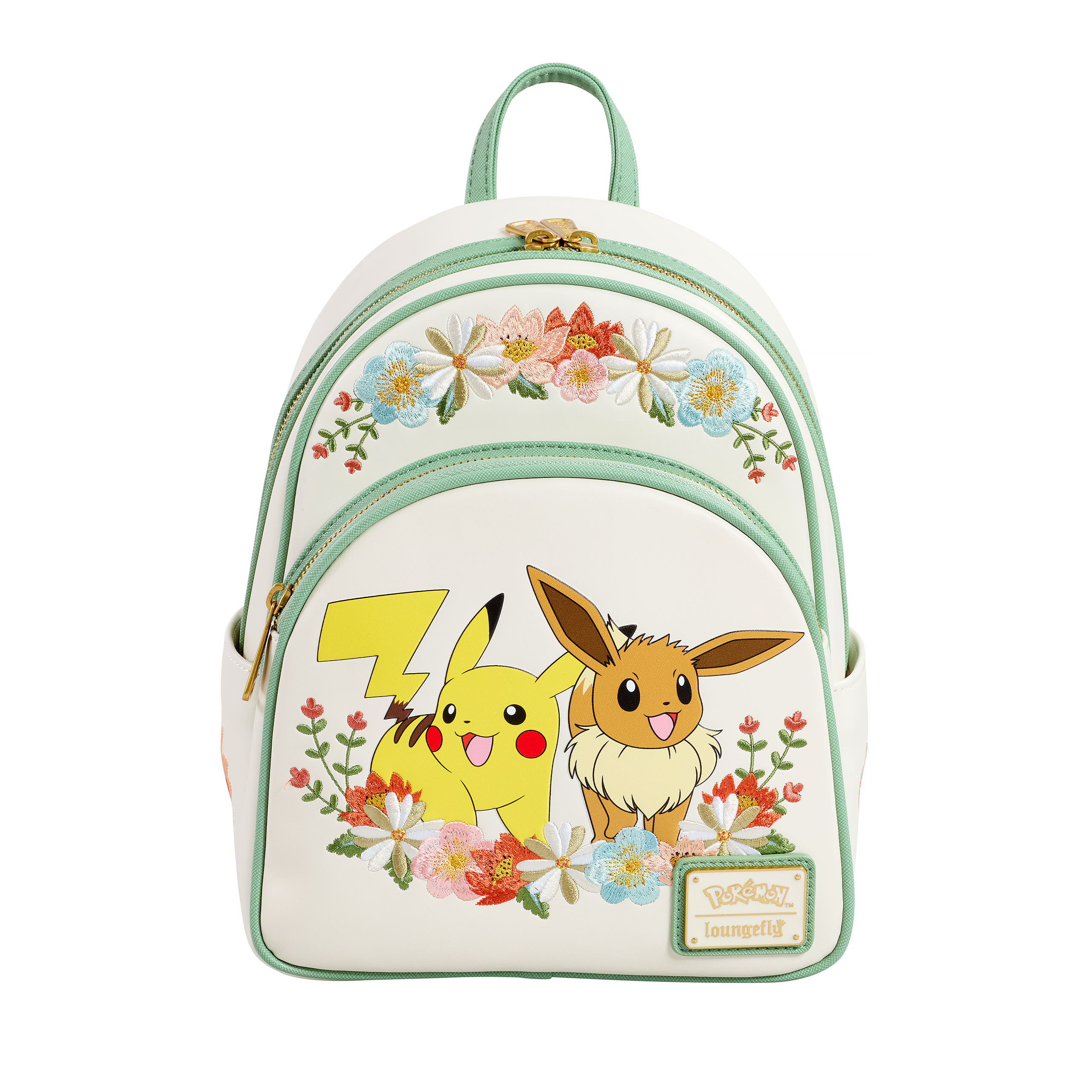 Pokemon - Pikachu und Evoli Floral Mini Rucksack