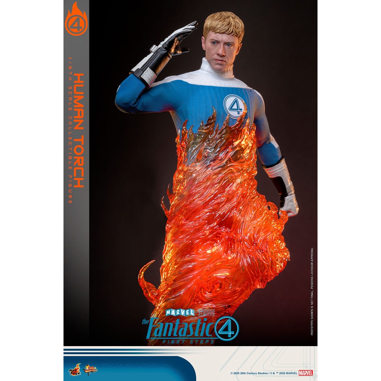 Les Quatre Fantastiques : First Steps - Figurine d’Exception Human Torch 1:6