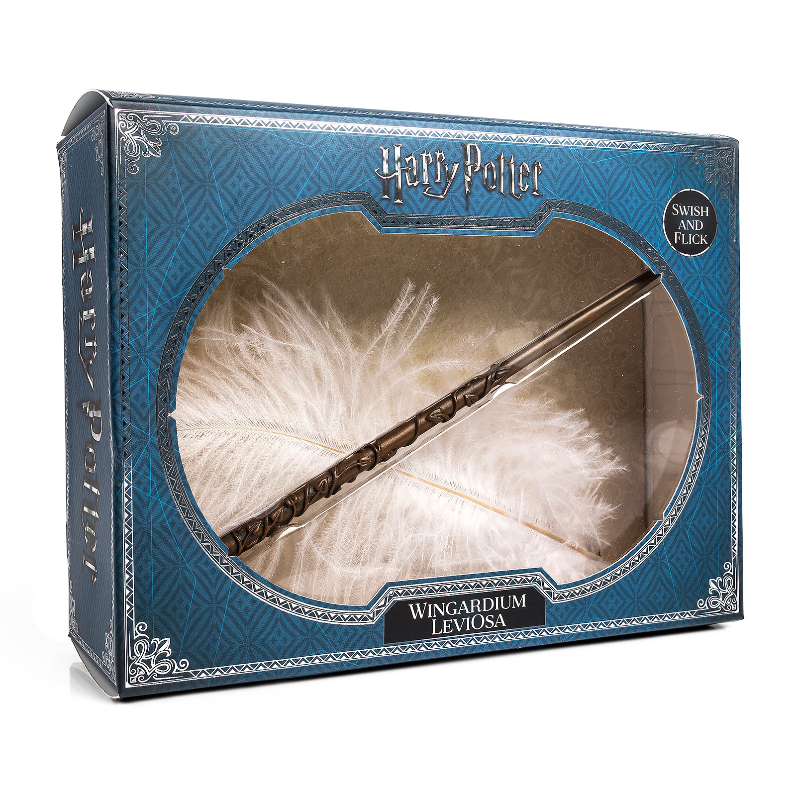 Harry Potter - Ensemble baguette magique & plume Wingardium Leviosa