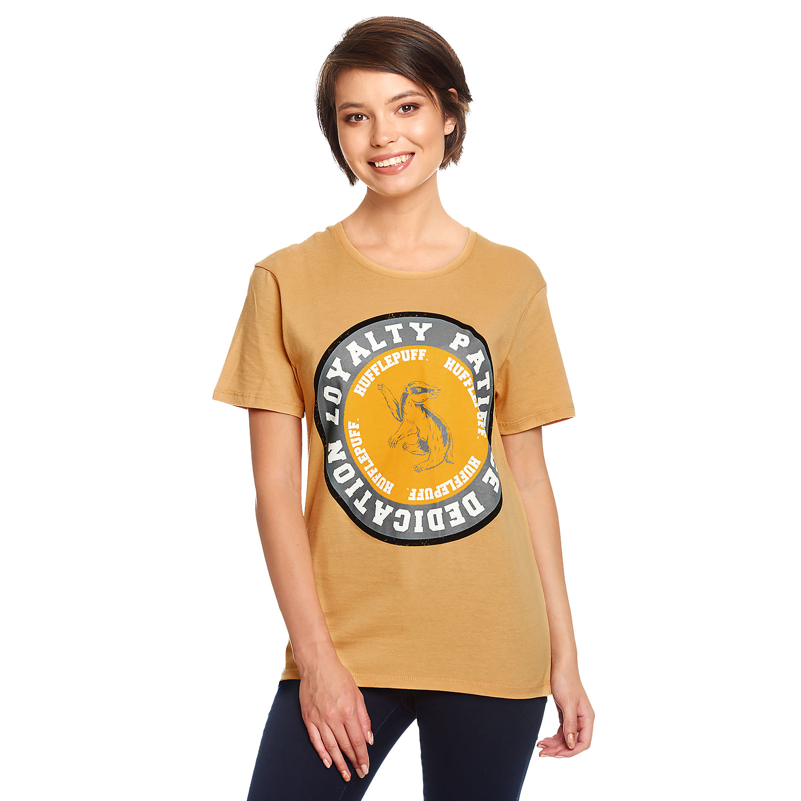 Harry Potter - T-shirt valeurs Hufflepuff jaune