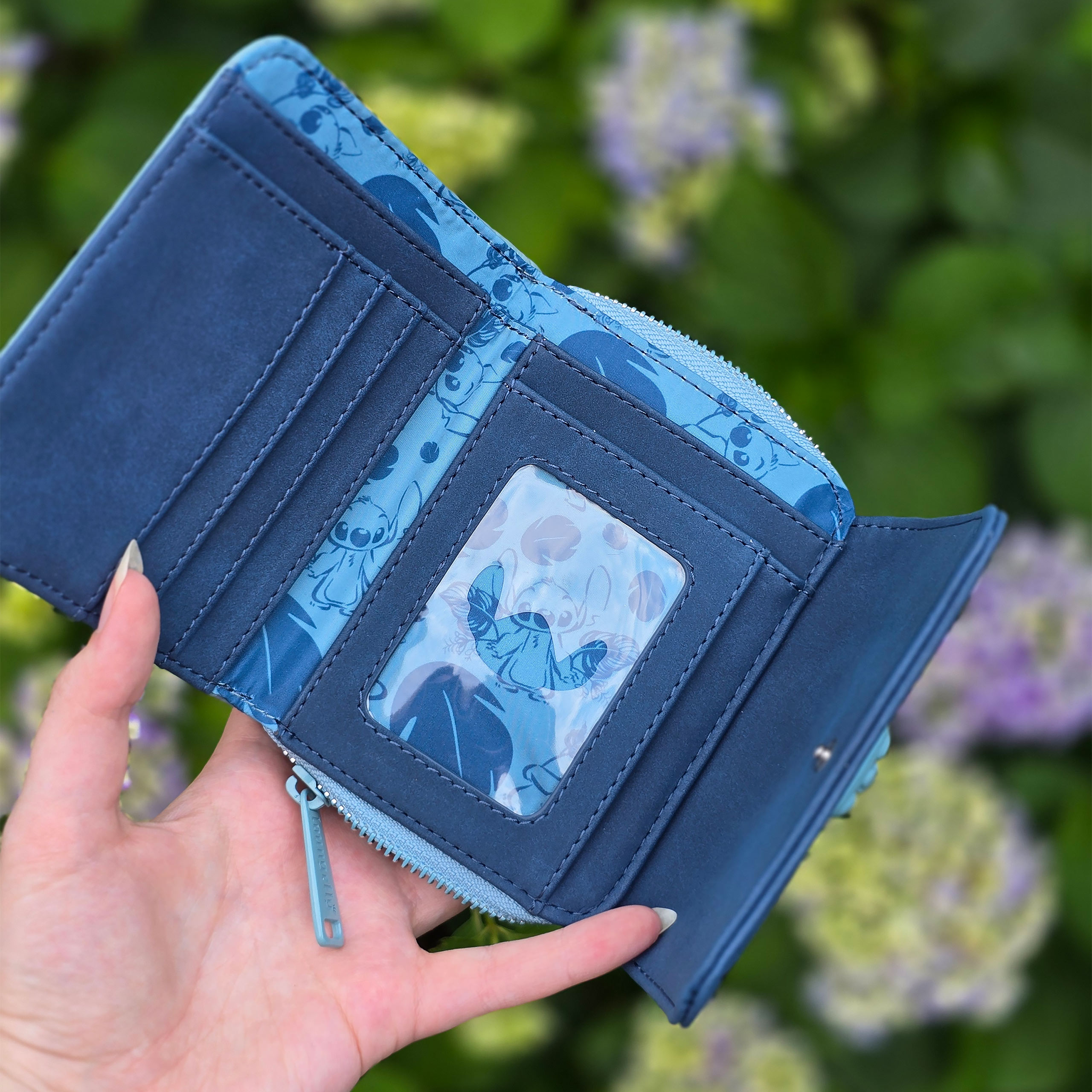 Stitch Bloemen Portemonnee - Lilo & Stitch