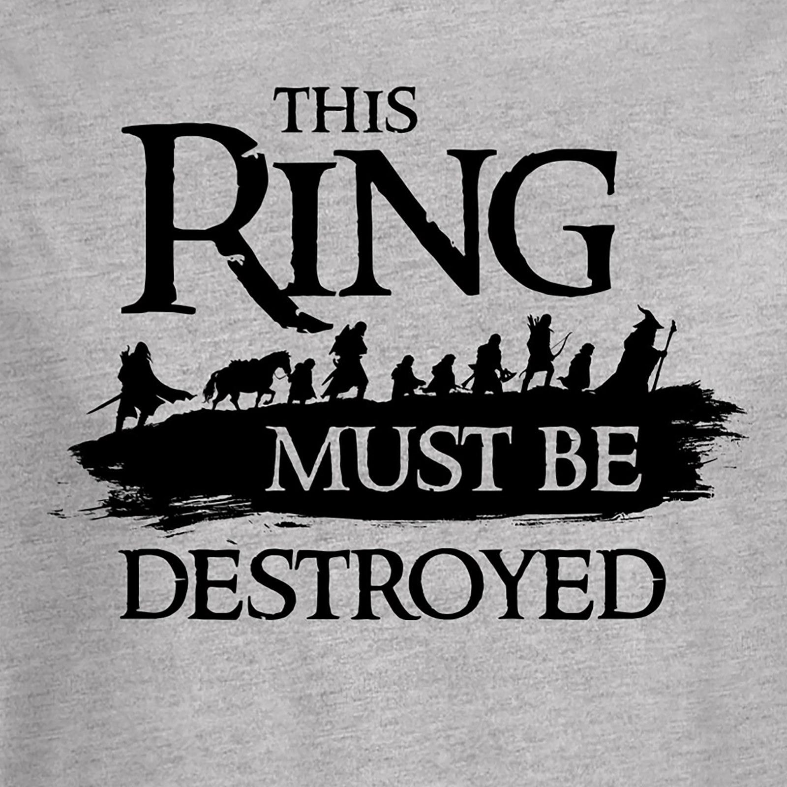 Heer der Ringen - Gezellen T-shirt grijs