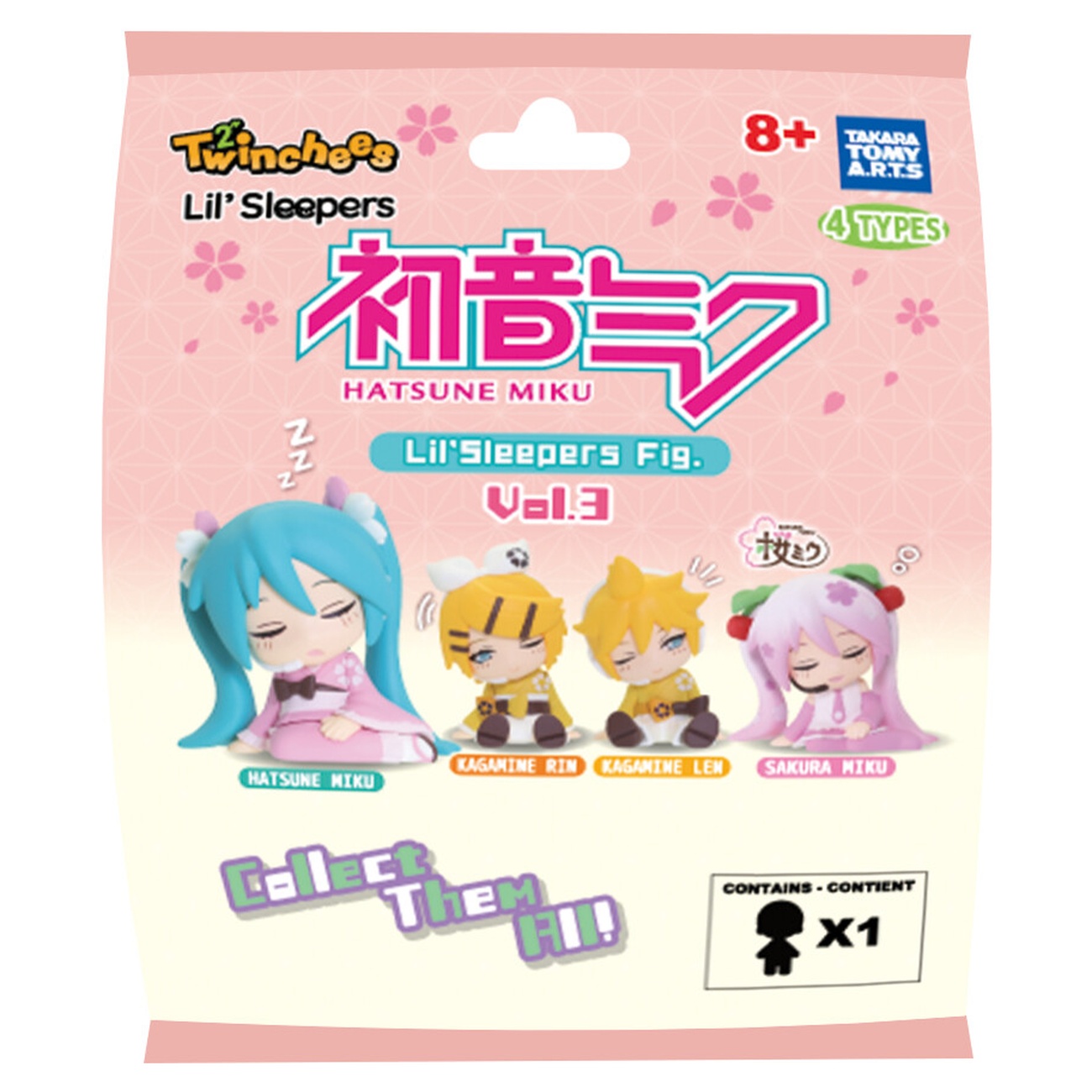 Hatsune Miku - Figura misteriosa Twinchees Lil’ Sleepers Wave 3