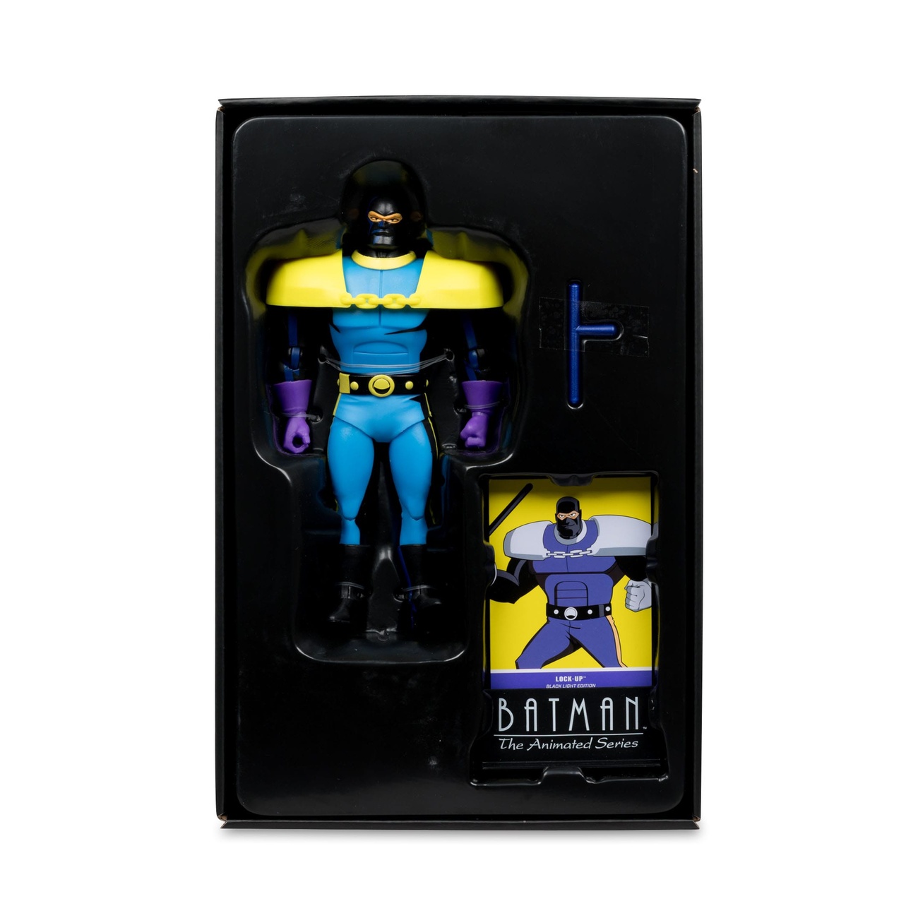 Batman: The Animated Series DC Direct Build-A Actionfigur Wave 5 Lock-Up Black Light Edition (Gold Label) 15 cm