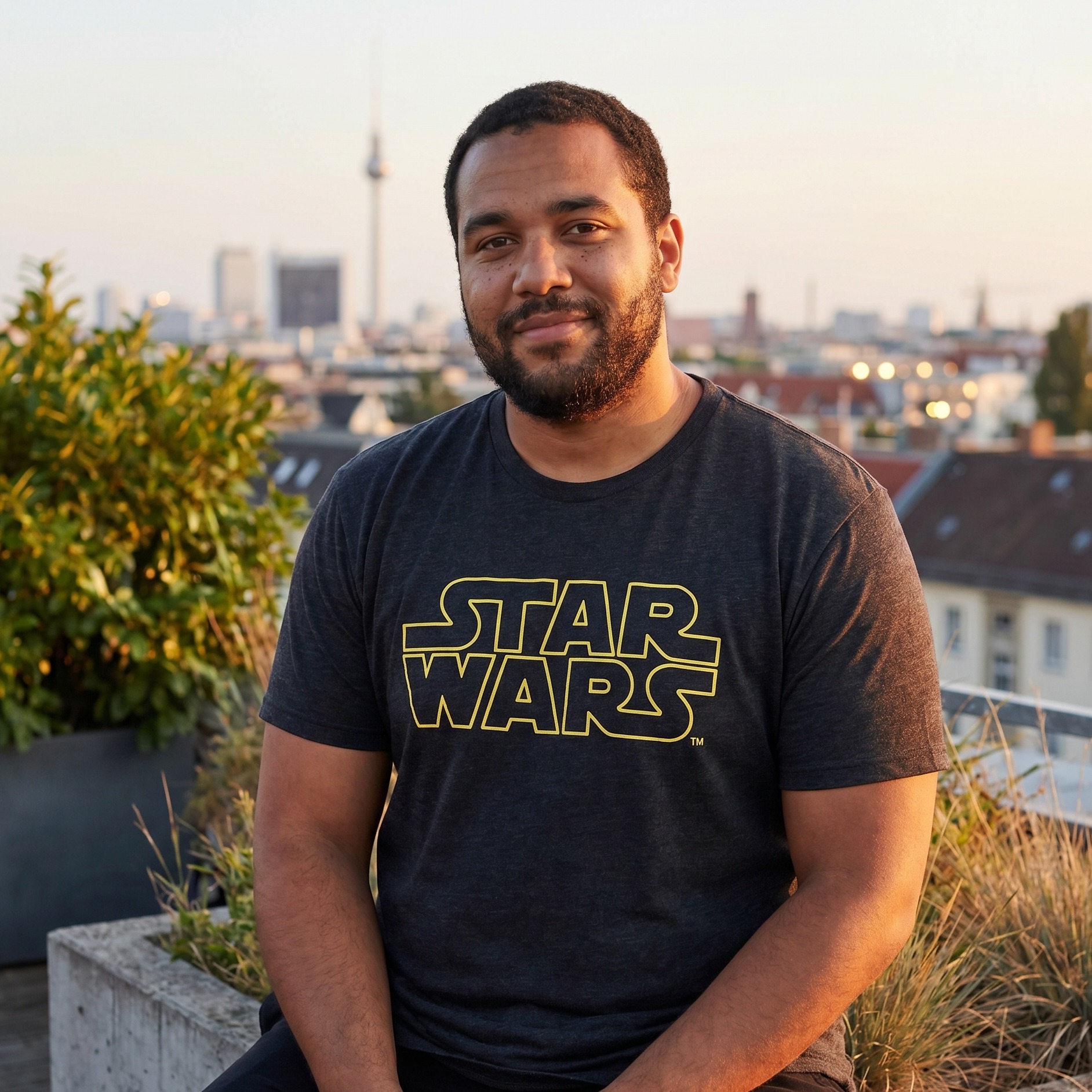 Star Wars - T-Shirt Logo Grigia