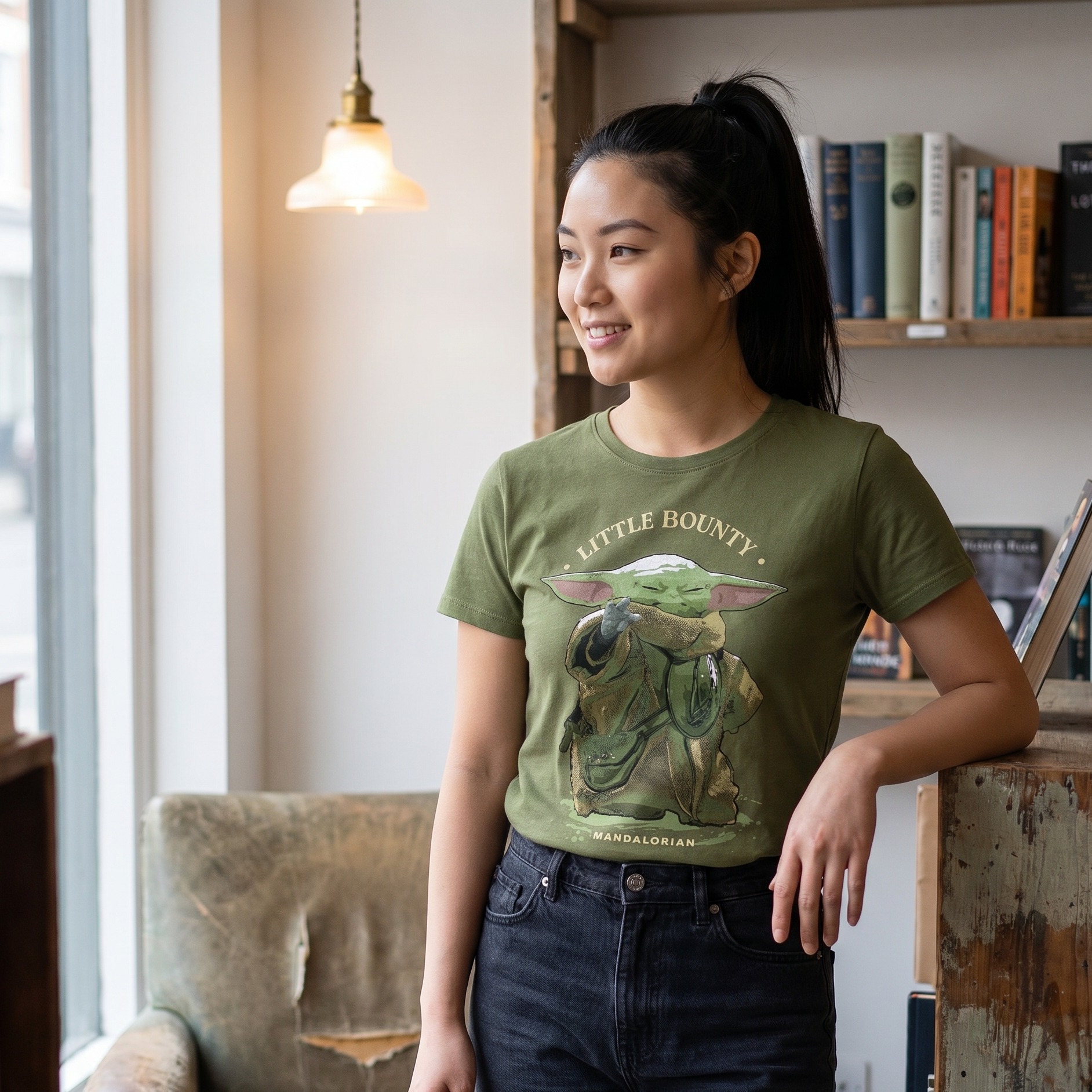 Grogu Little Bounty T-Shirt Damen - Star Wars The Mandalorian