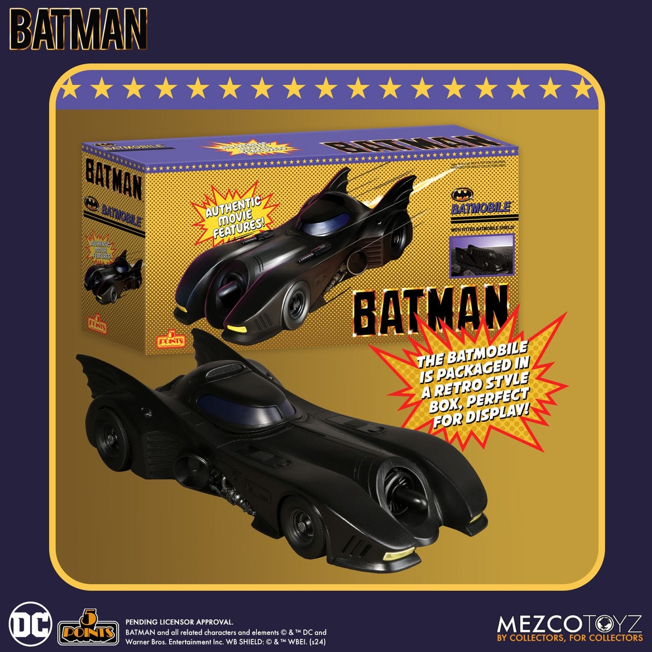 Batman (1989) véhicule Batmobile 5 Points