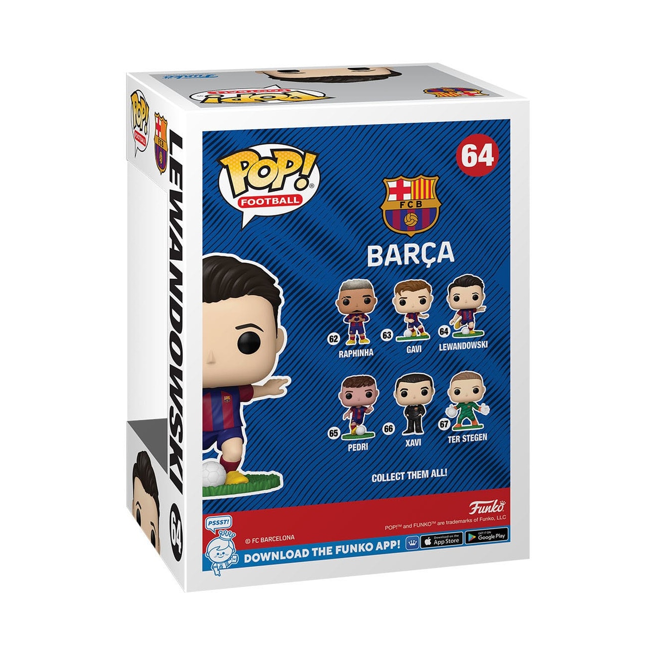 EFL POP! Figura in vinile Football Barcellona - Lewandowski 9 cm