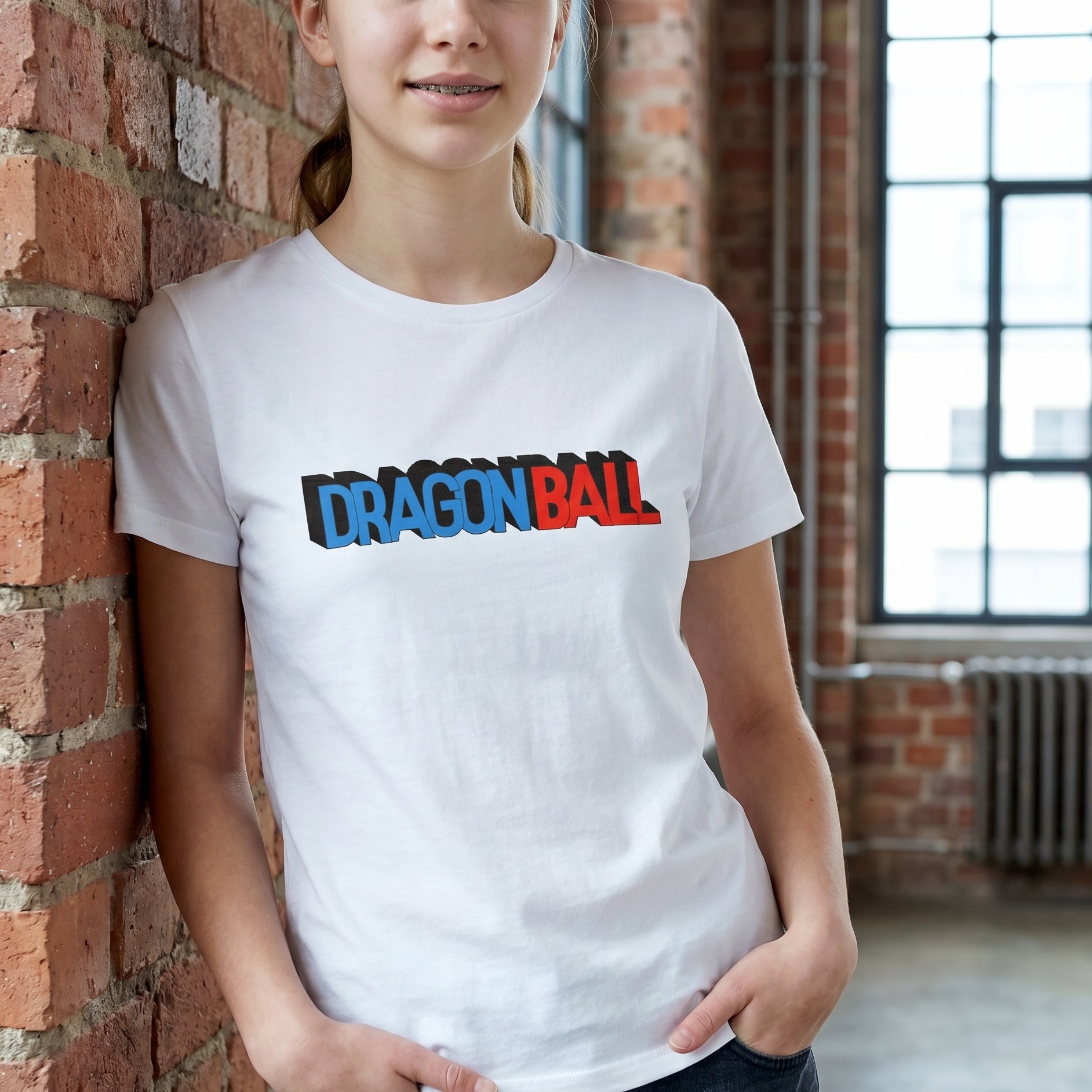 Dragon Ball - T-shirt bianca di Shenlong