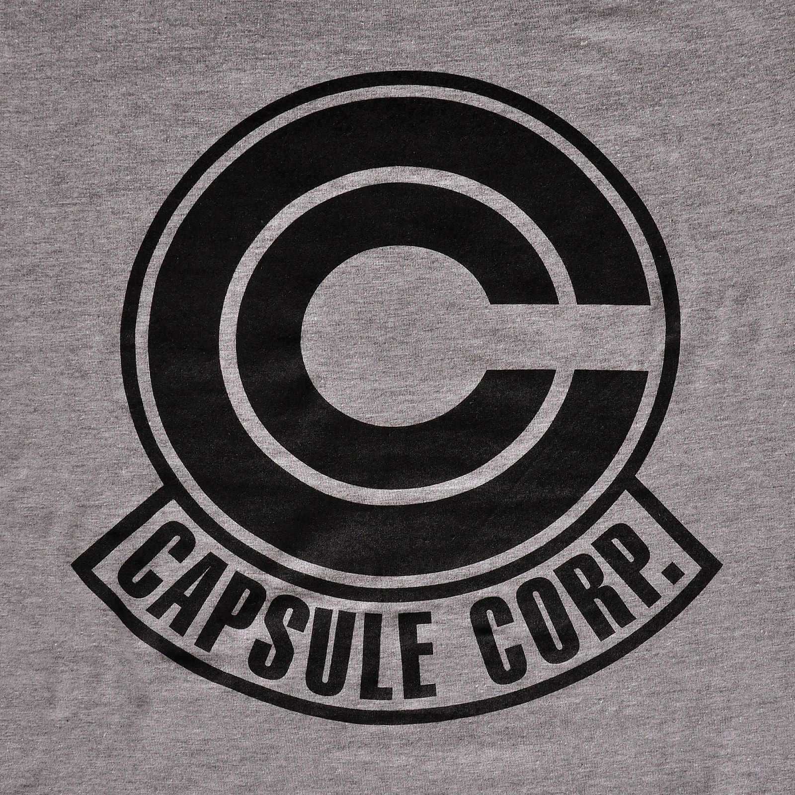 Dragon Ball Z - T-shirt gris avec logo de la Capsule Corporation