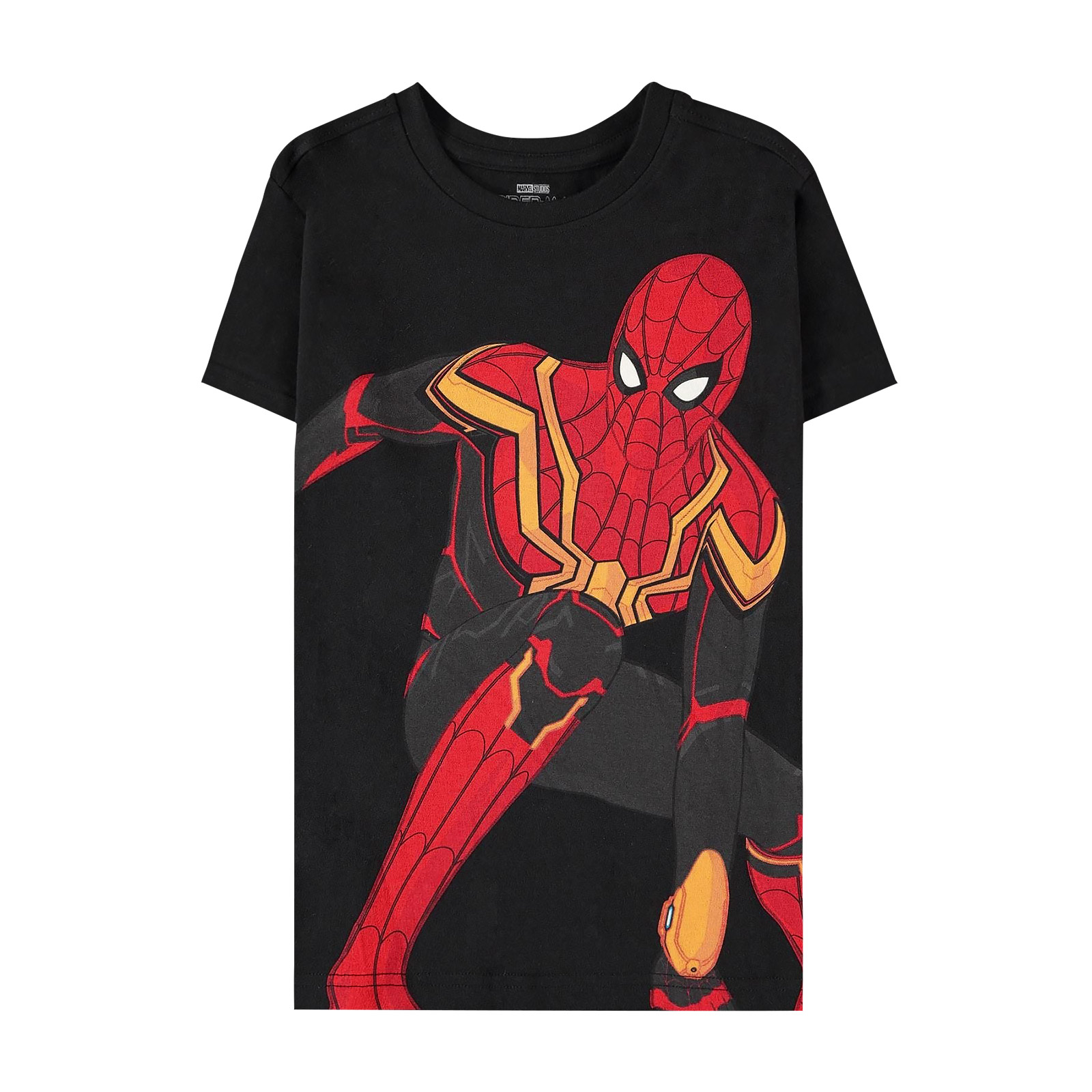 Spider-Man - Spidey Pose Kinder T-Shirt Zwart