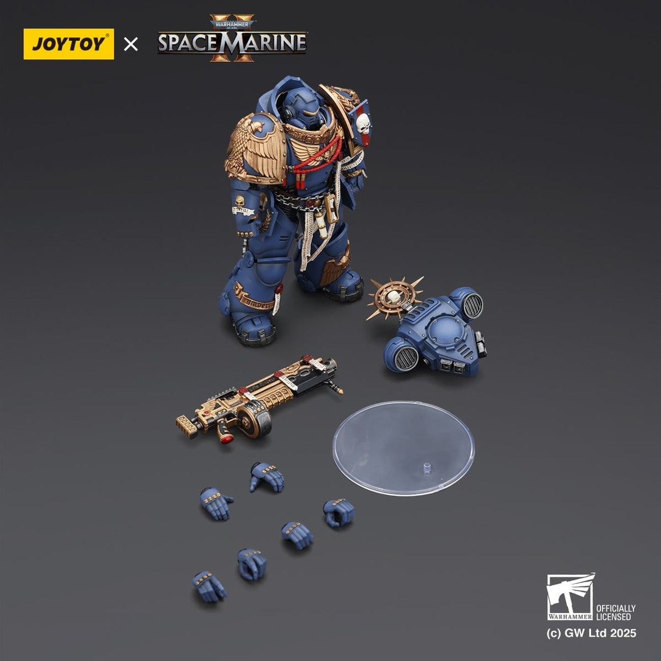 Warhammer 40 000 – Pièce Collector Ultramarines – Marneus Calgar – Édition Limitée à 5000, Numérotée En Chiffres Romains