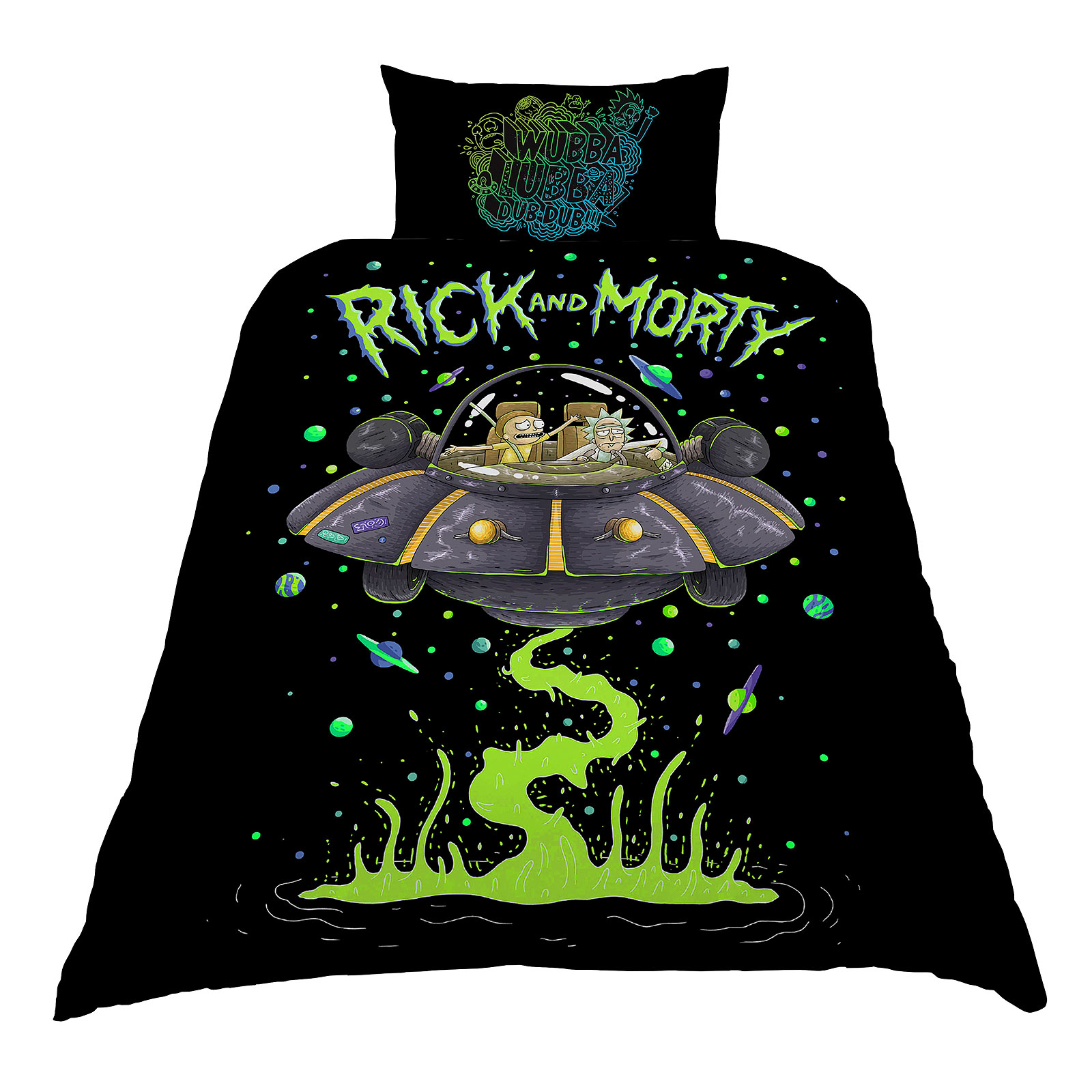 Rick and Morty - Space Cruiser Omkeerbaar beddengoed
