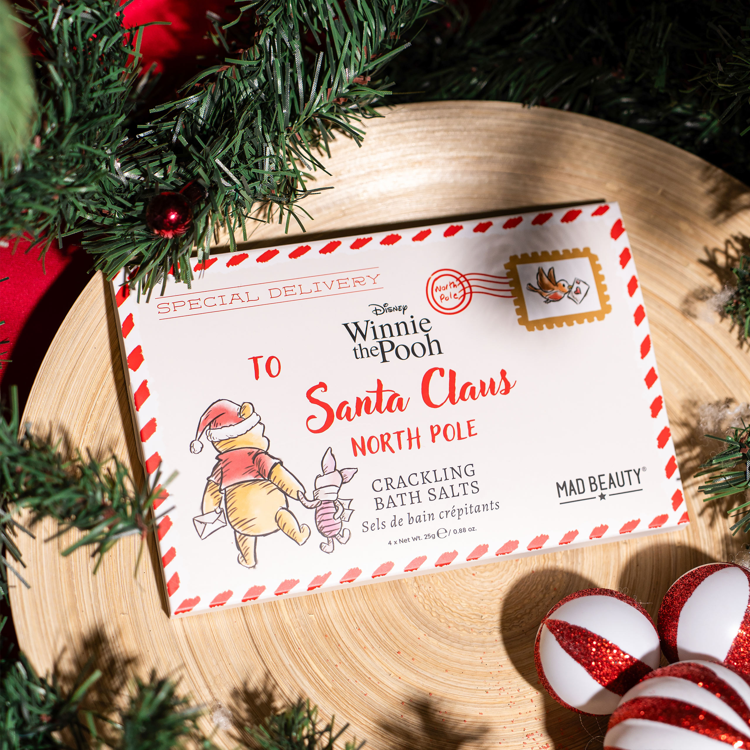 Nalle Puh - X-mas sprakande badsalt