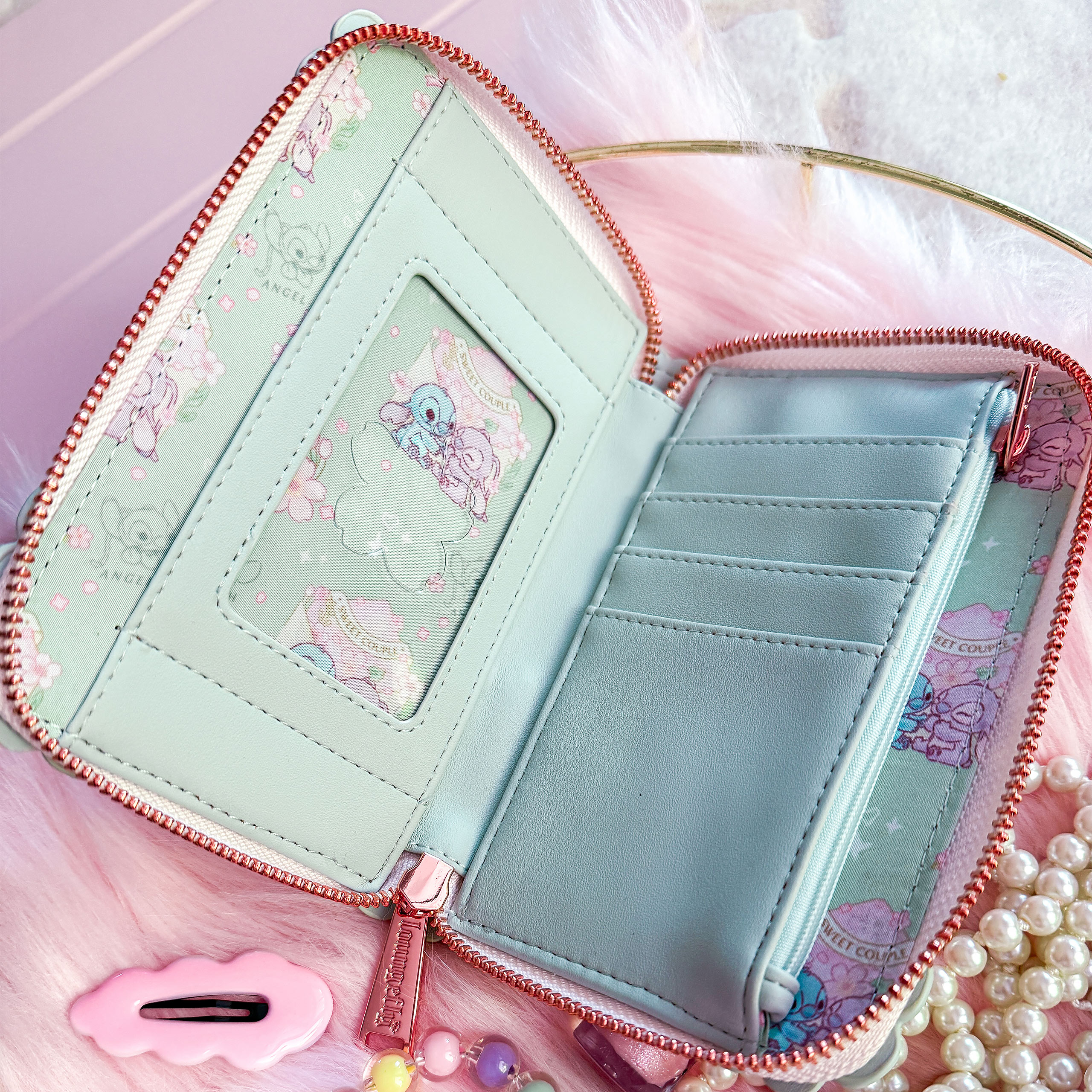 Lilo & Stitch - Angel und Stitch Cherry Blossom Geldbörse