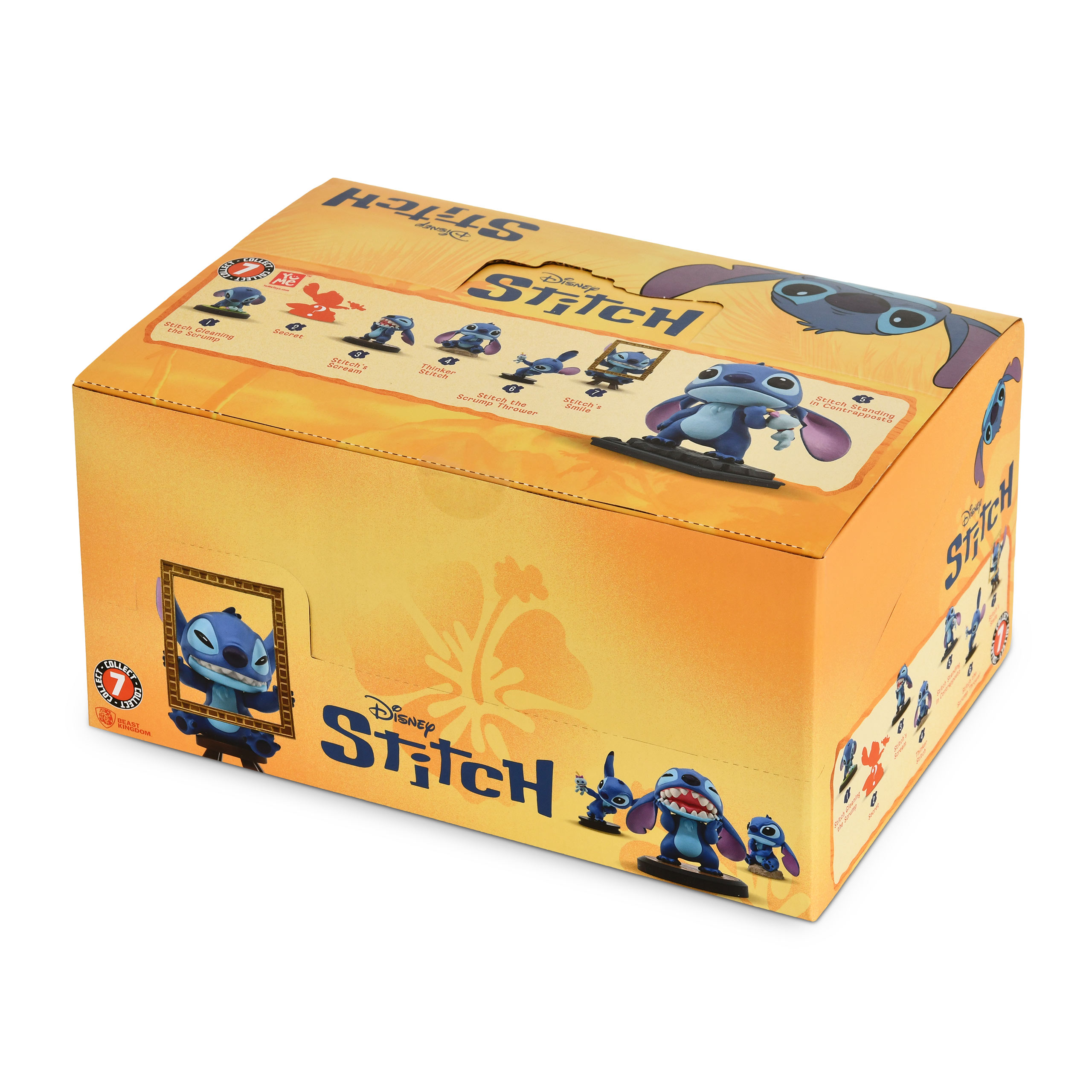 Stitch YuMe Hero Box Art Gallery Series Blind Box - Lilo & Stitch 6er Display